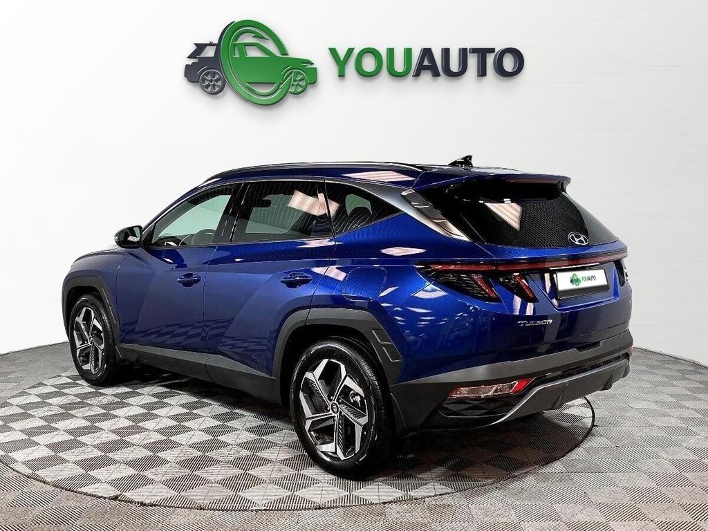 Hyundai Tucson 2022, синий