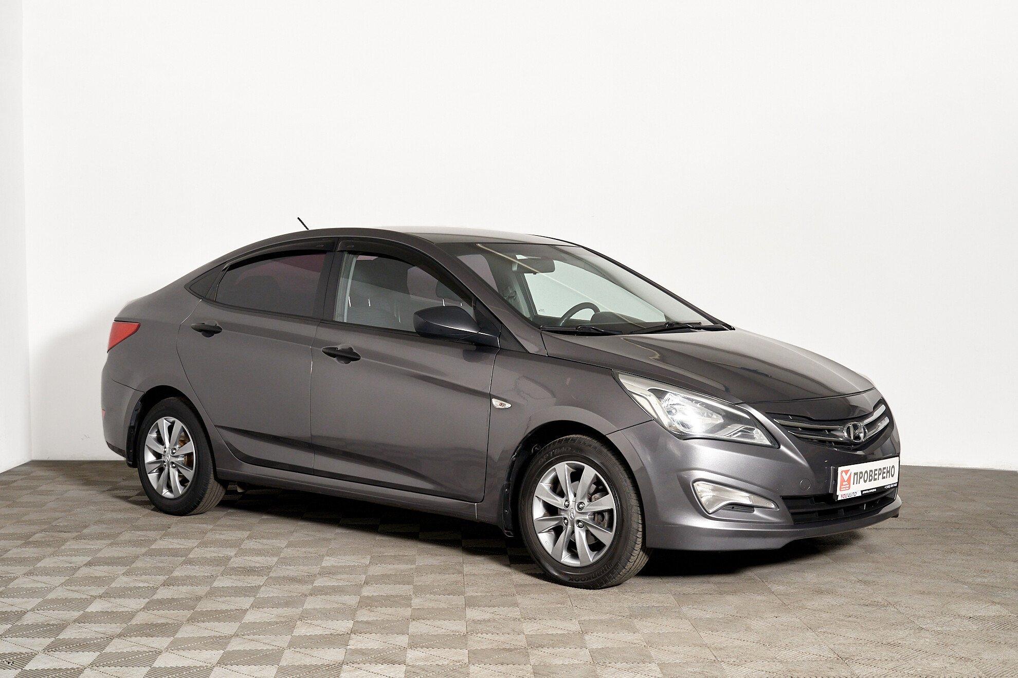 Hyundai Solaris 2015, серый
