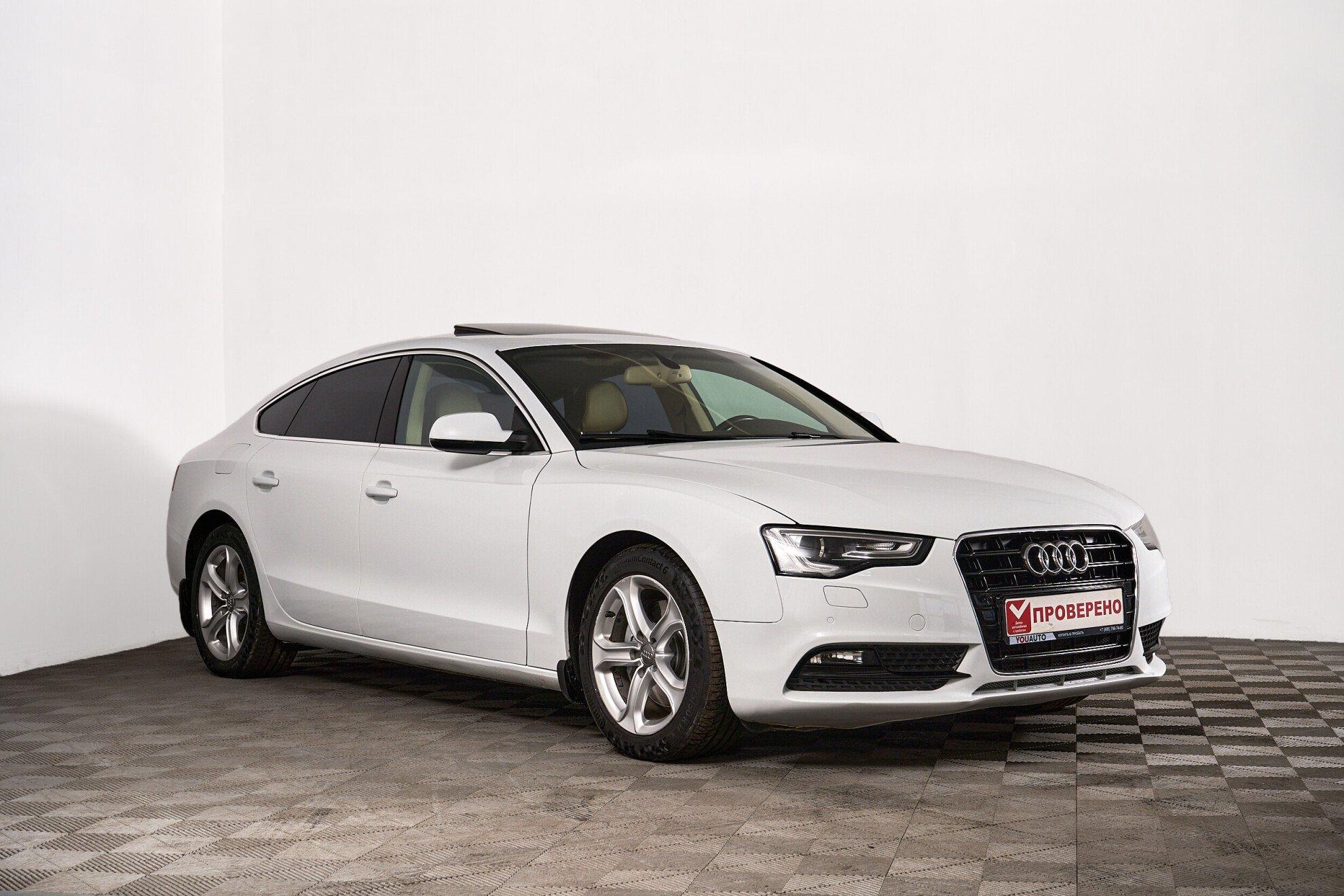 Audi A5 2013, белый