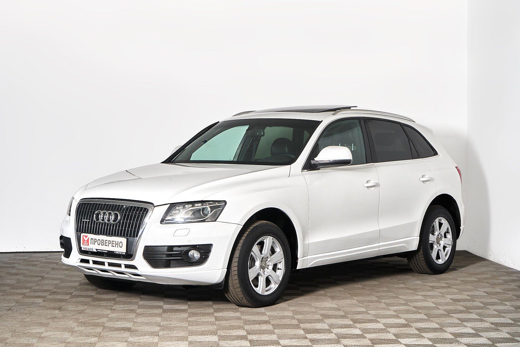 Audi Q5 2010, белый