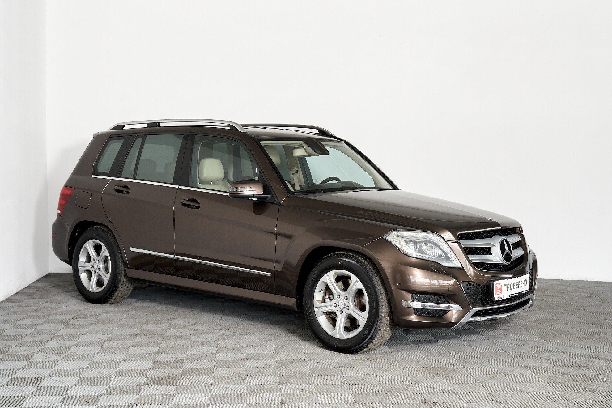 Mercedes-Benz GLK-Класс 2014, коричневый