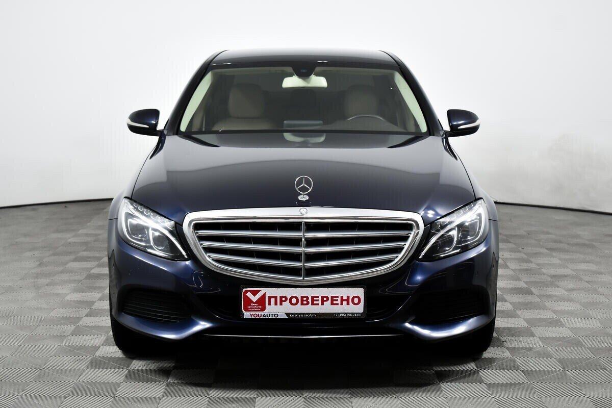 Mercedes-Benz C-Класс 2015, синий