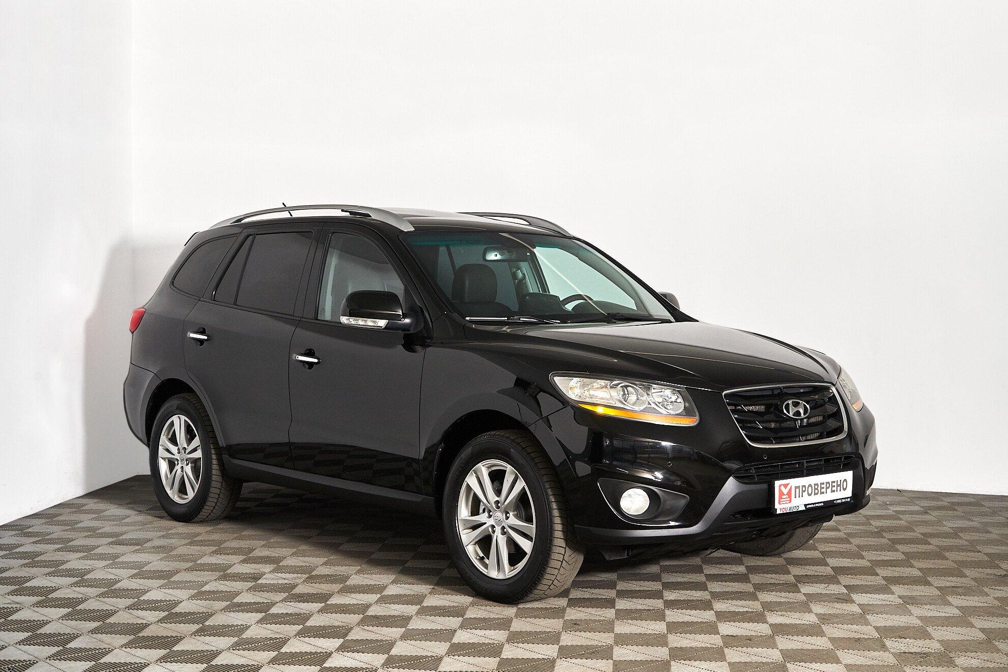 Hyundai Santa Fe 2011, черный