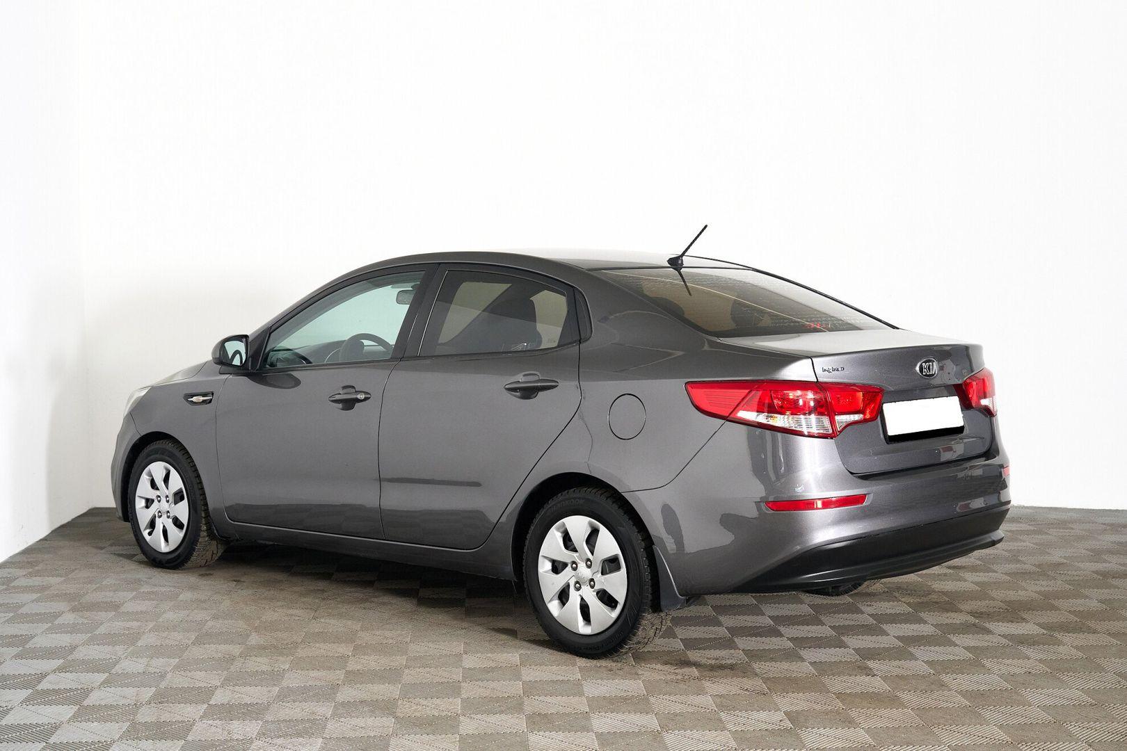 Kia Rio 2016, серый
