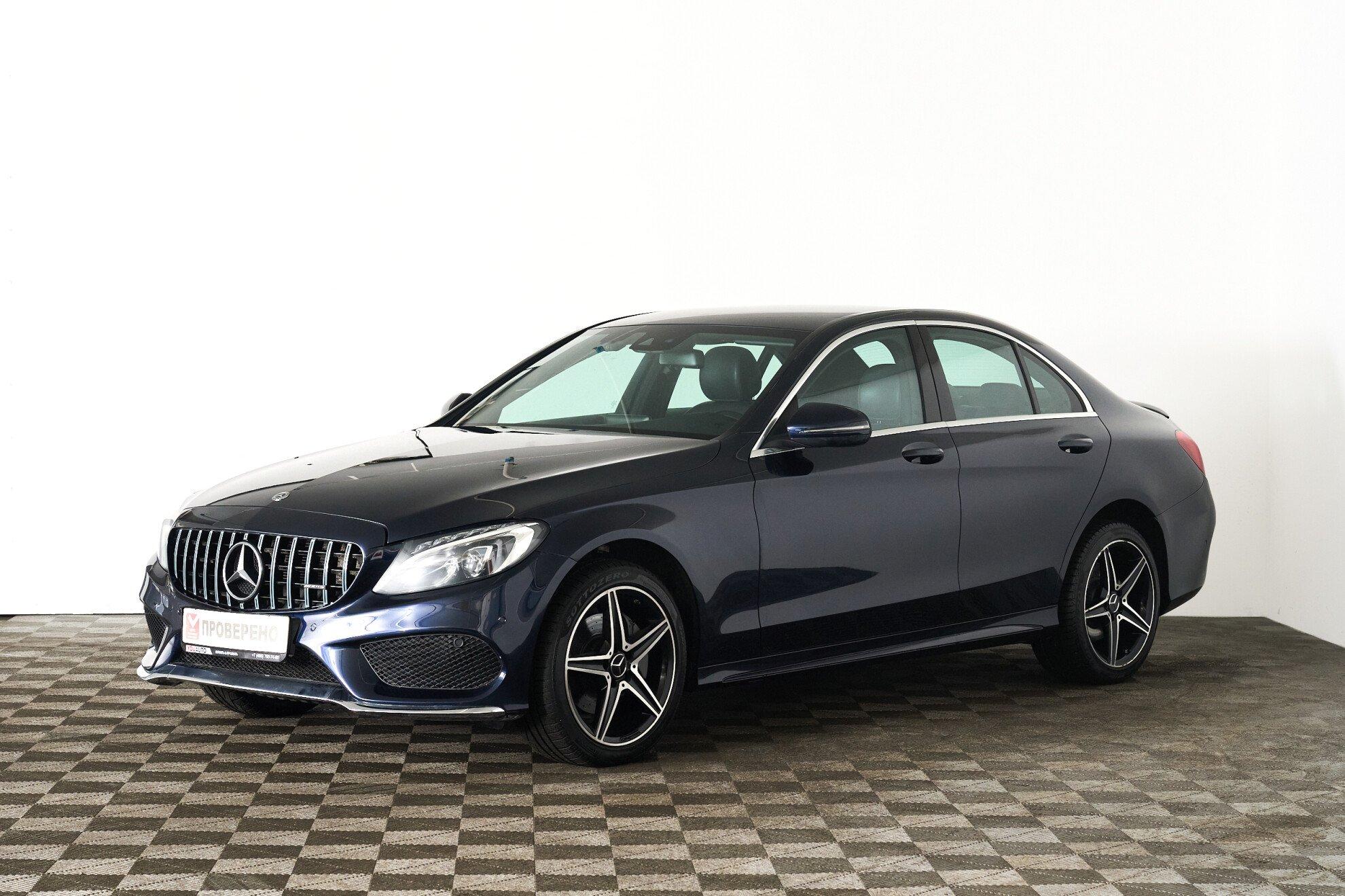 Mercedes-Benz C-Класс 2017, синий