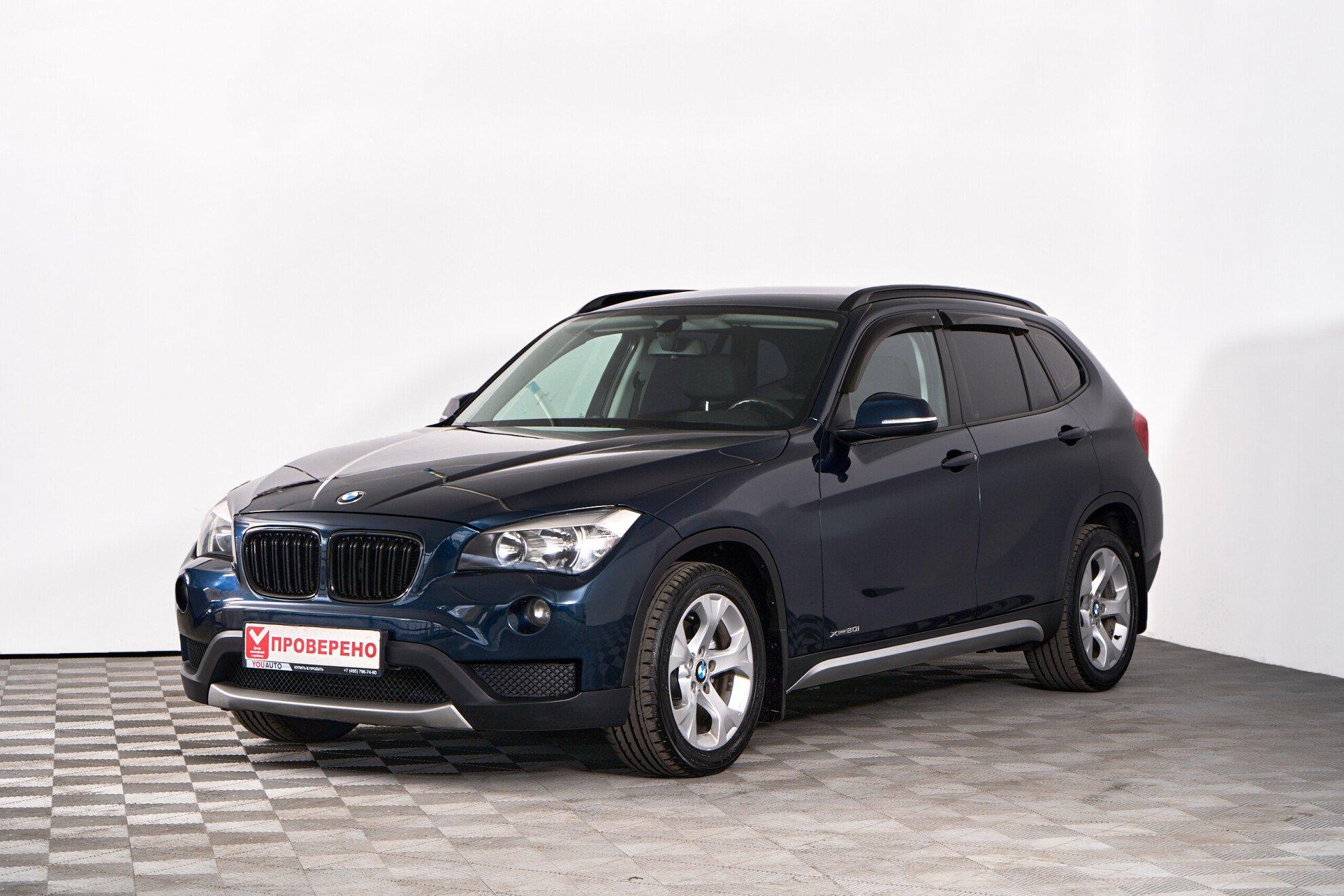BMW X1 2015, синий