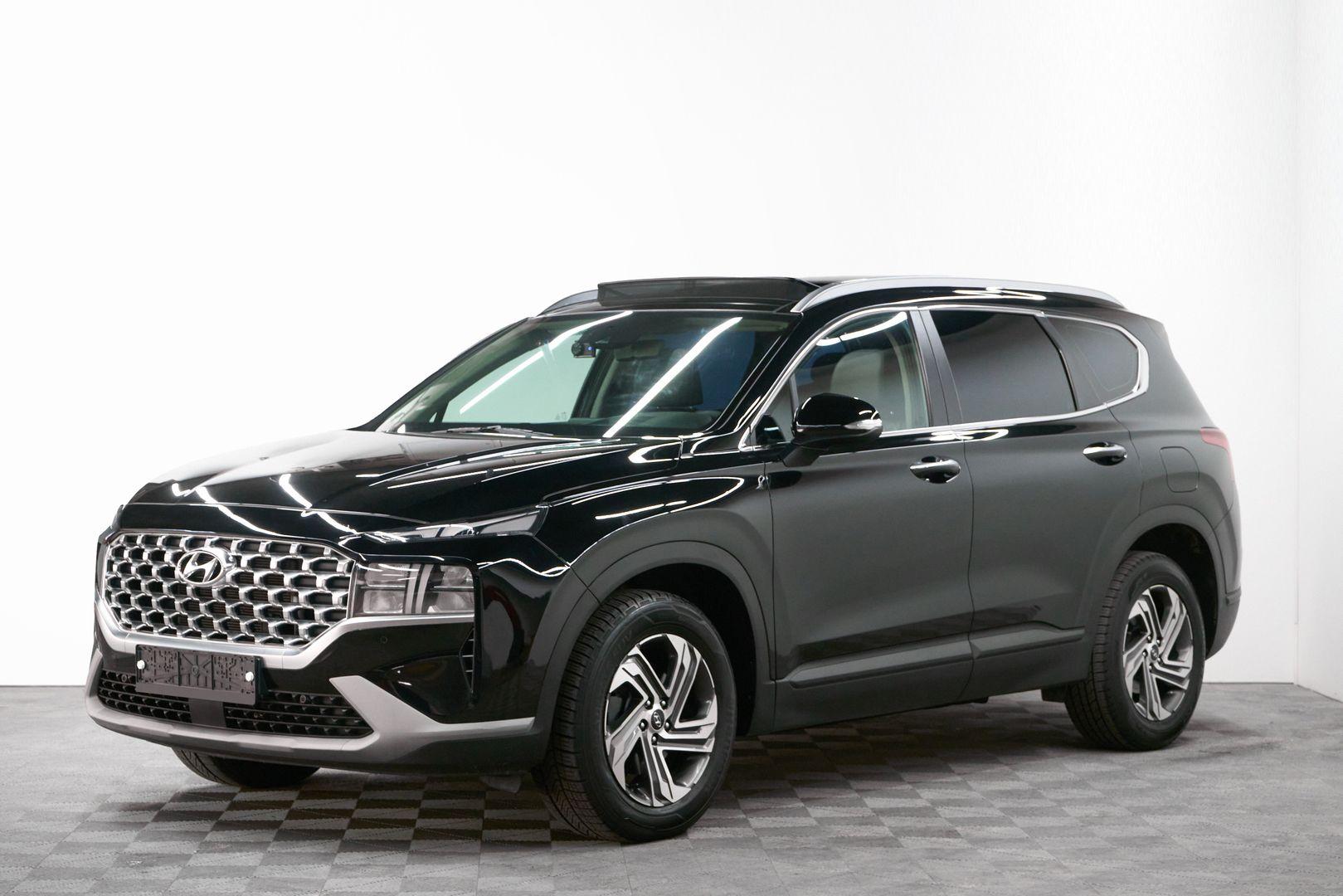 Hyundai Santa Fe 2020, черный