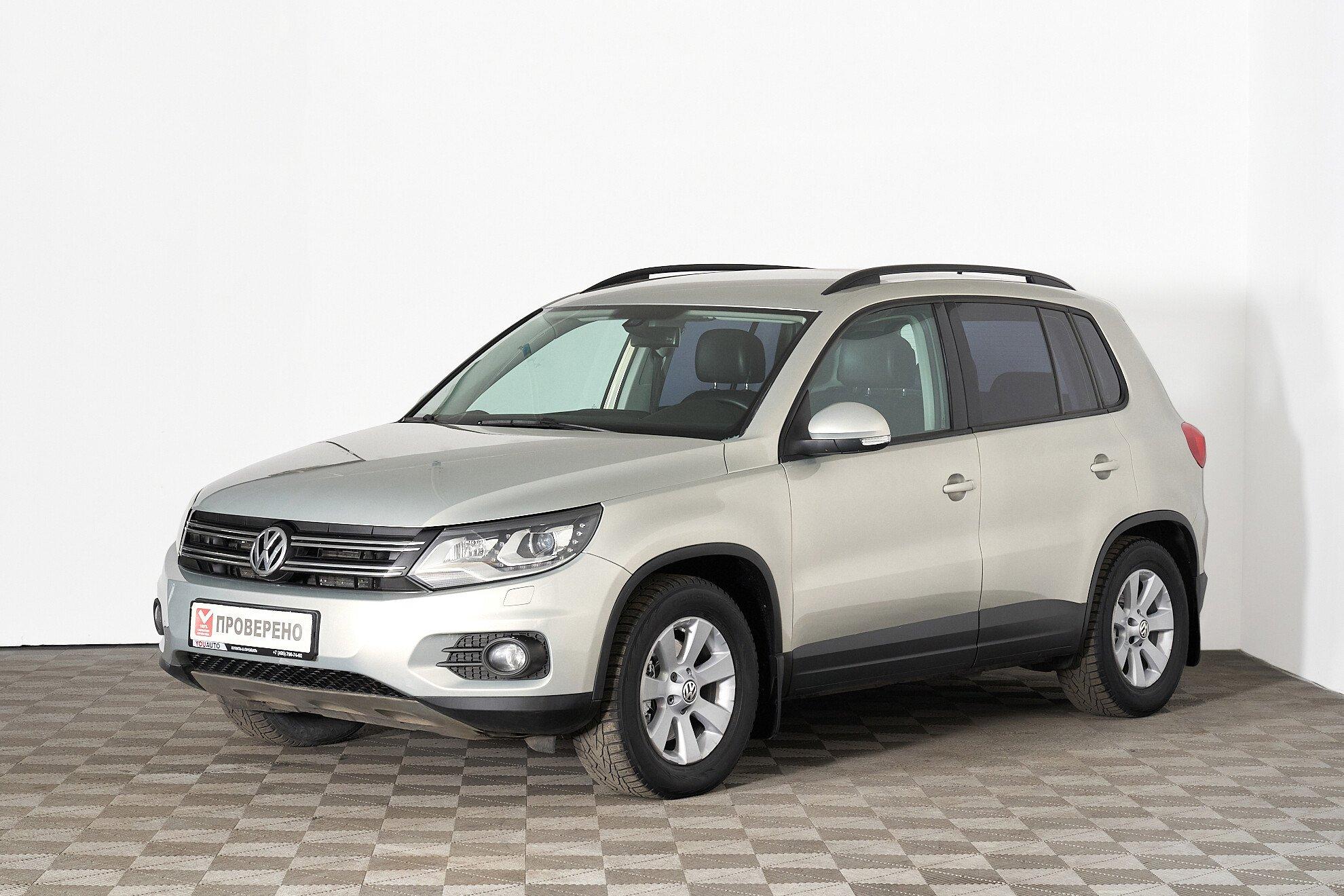 Volkswagen Tiguan 2012, серебряный