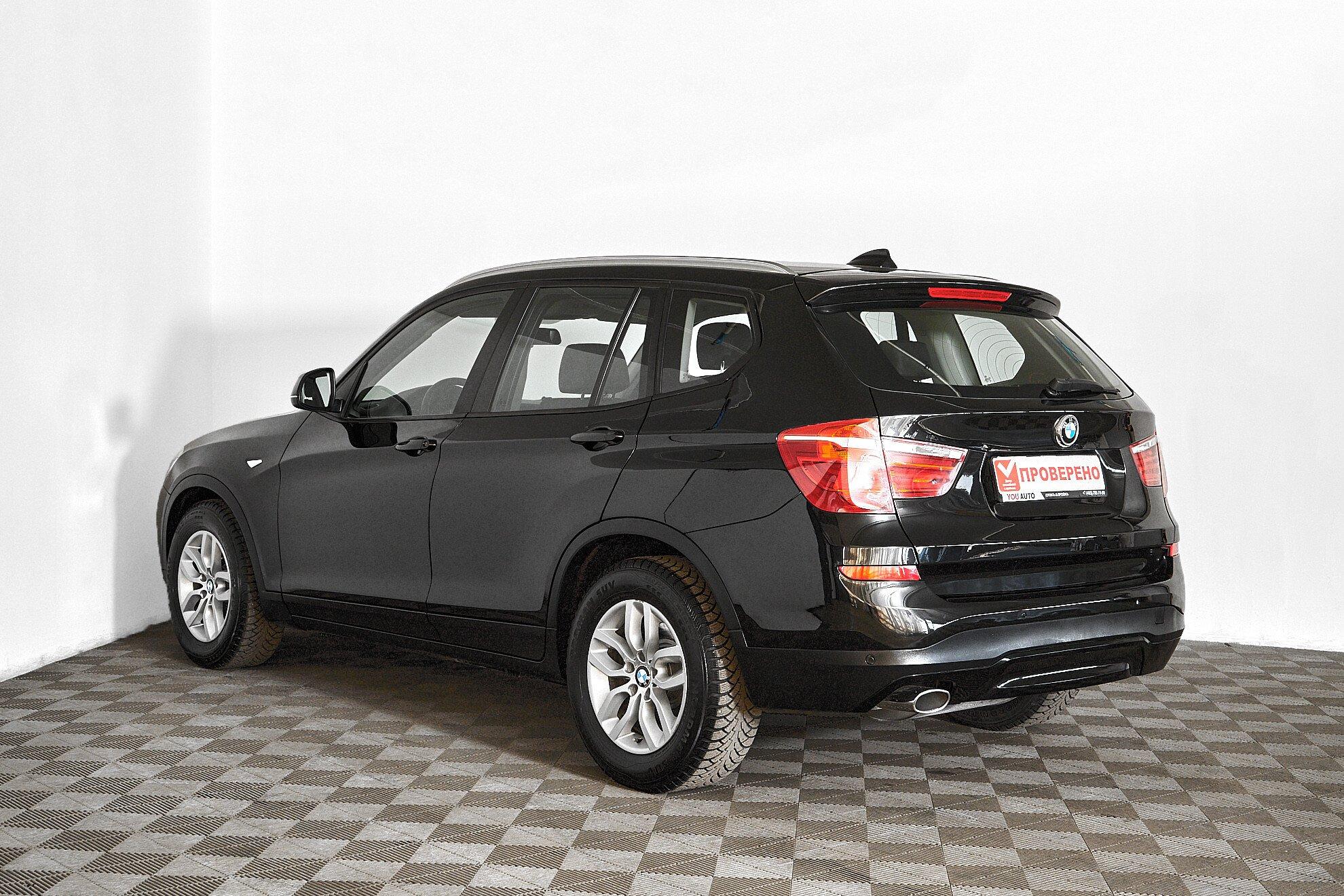 BMW X3 2016, черный