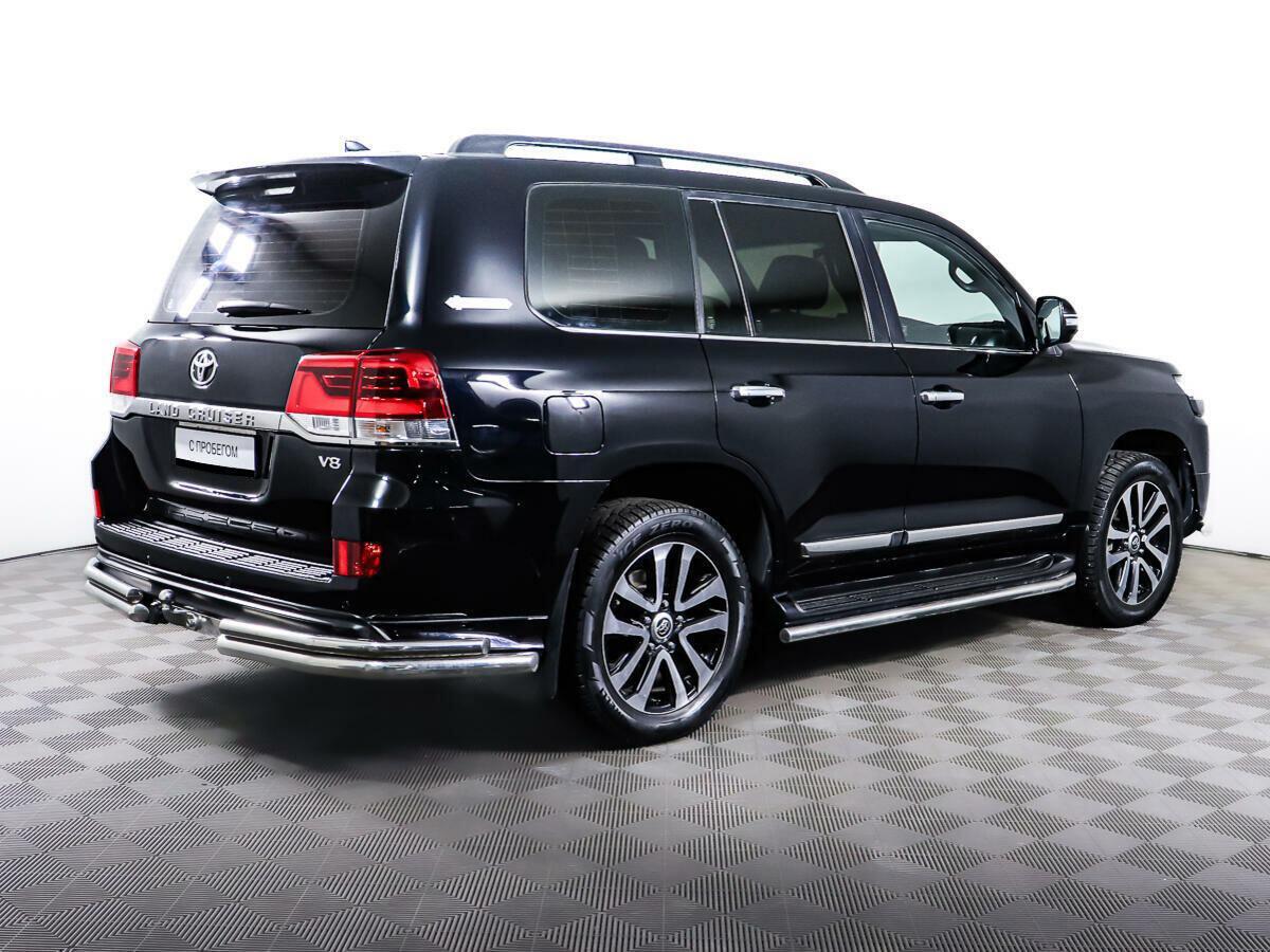 Toyota Land Cruiser 2018, черный