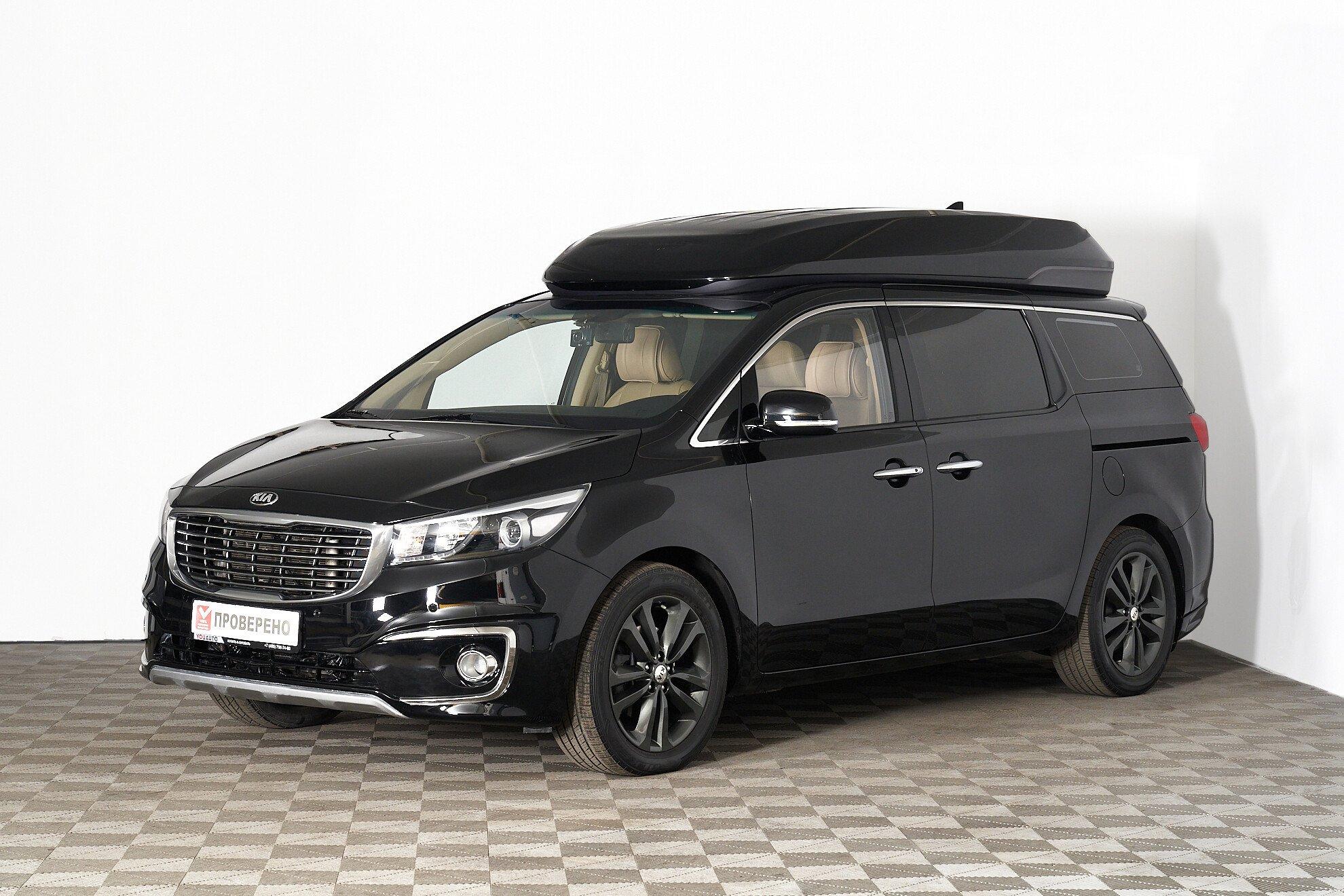 Kia Carnival 2016, черный