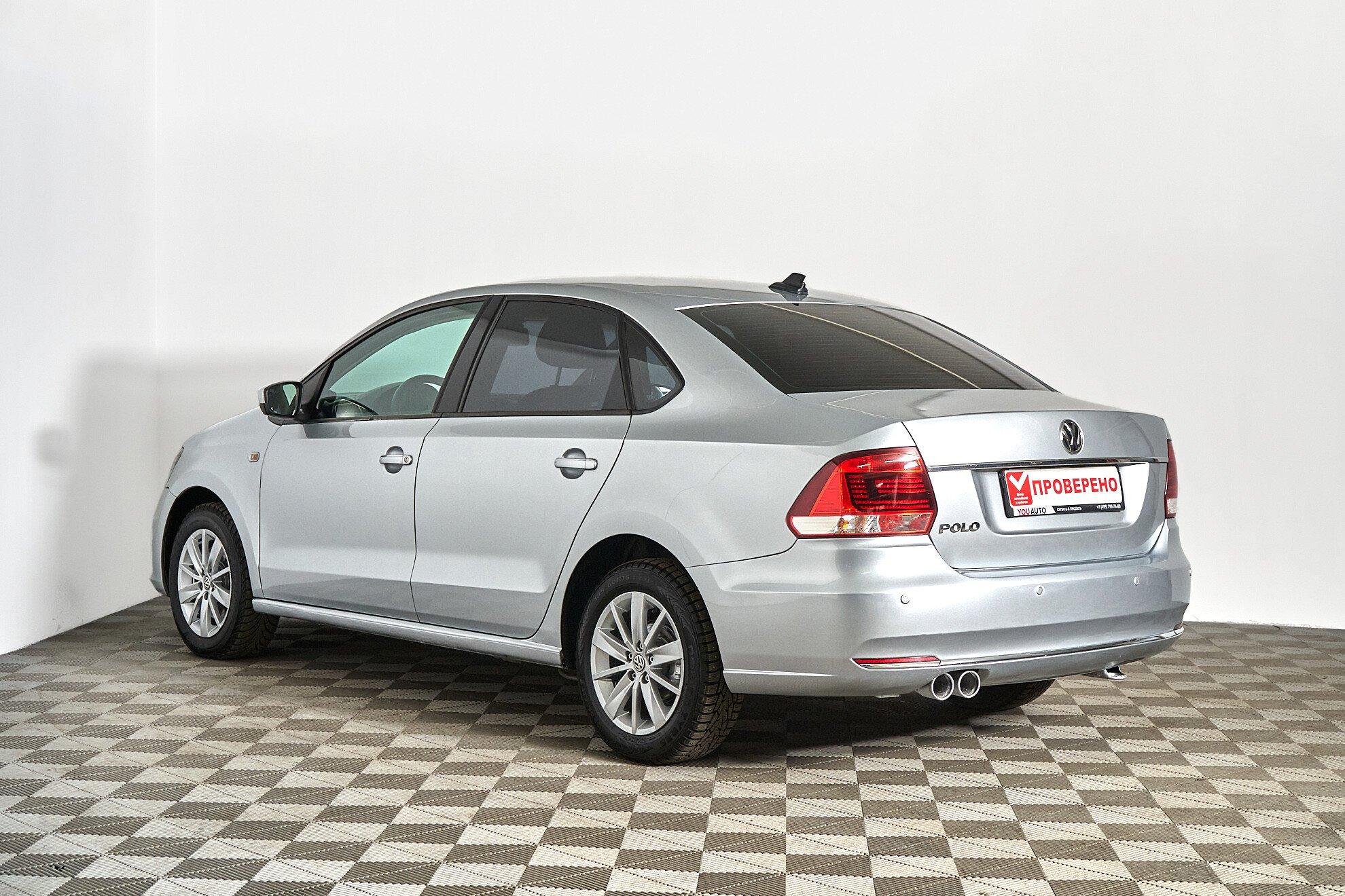 Volkswagen Polo 2019, серебряный