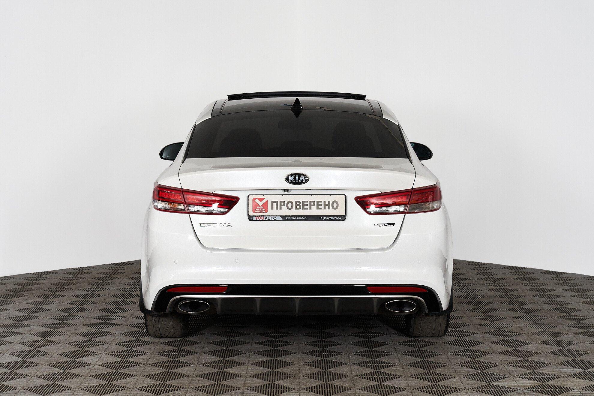 Kia Optima 2017, белый
