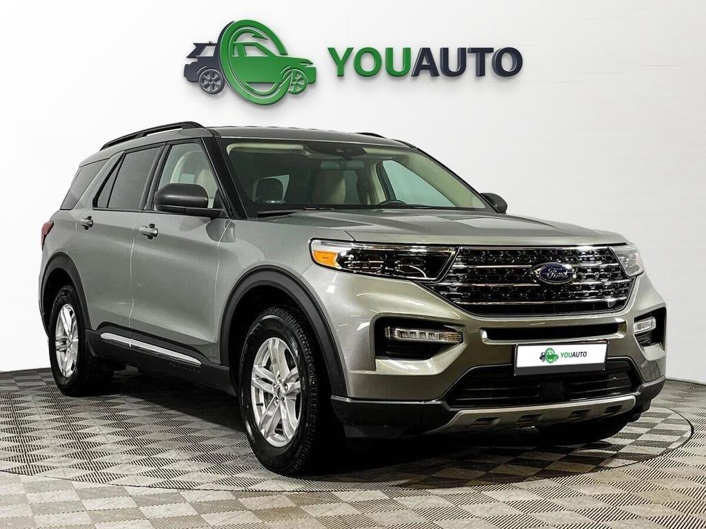 Ford Explorer 2022, серебряный