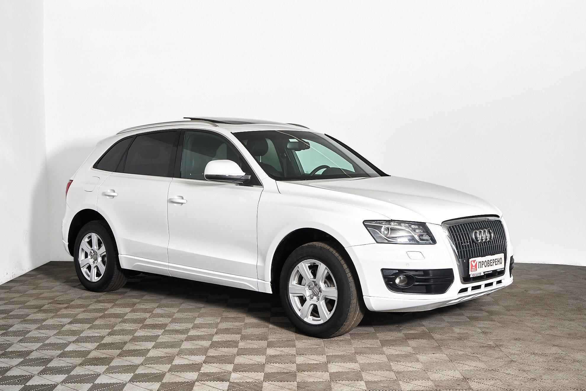 Audi Q5 2010, белый