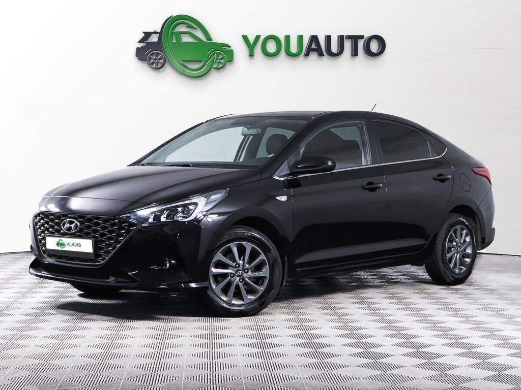 Hyundai Solaris 2021, черный