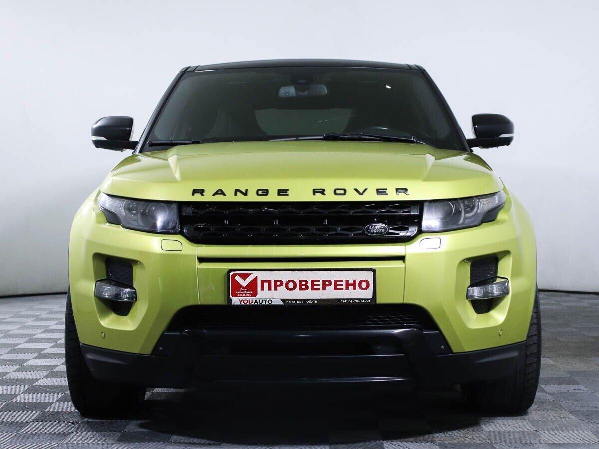 Land Rover Range Rover Evoque 2013, желтый