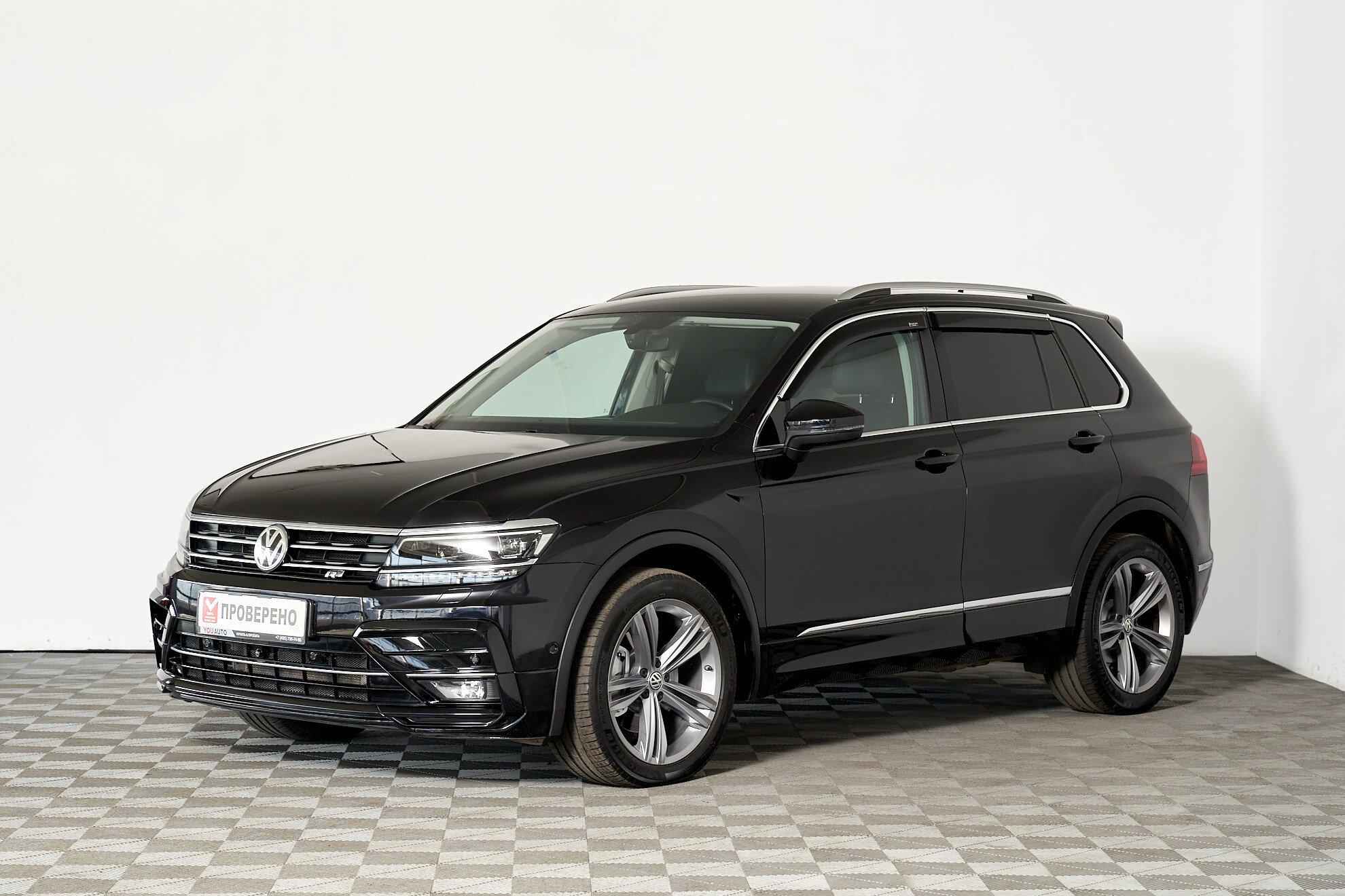 Volkswagen Tiguan 2018, черный