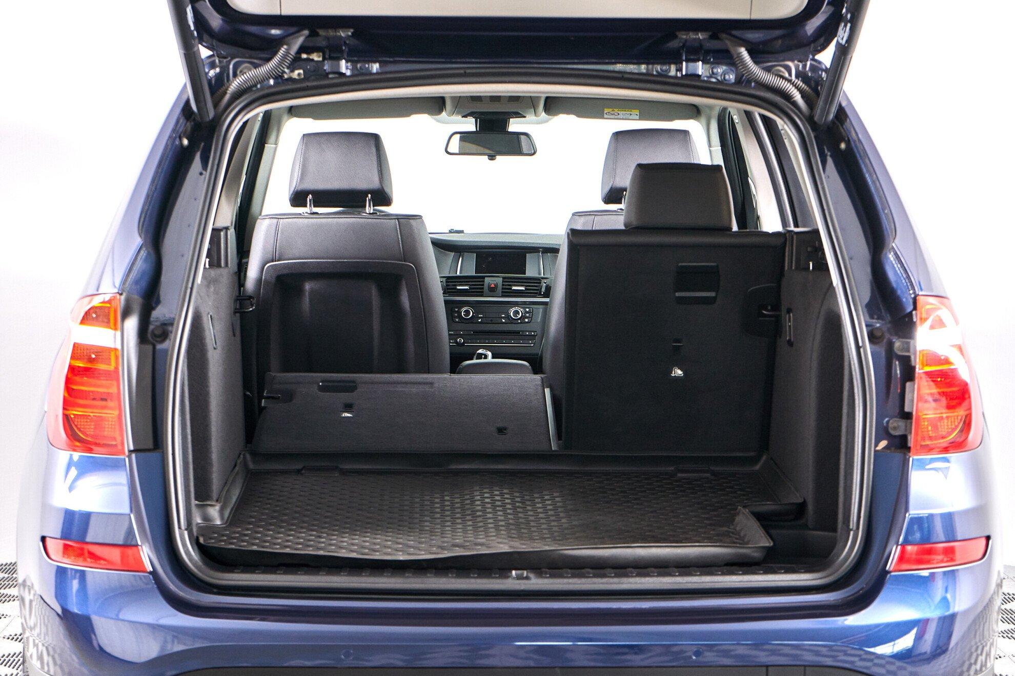 BMW X3 2016, синий
