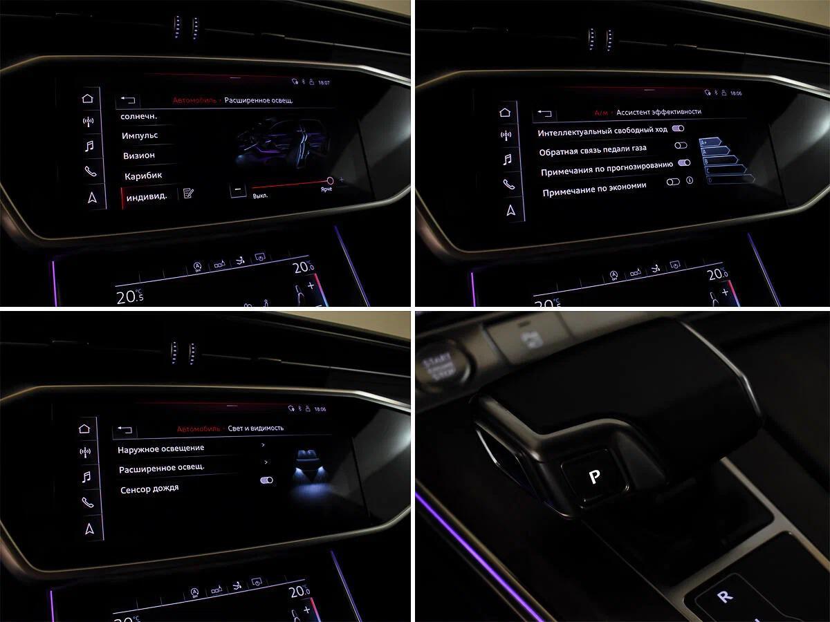 Audi A7 2020, черный