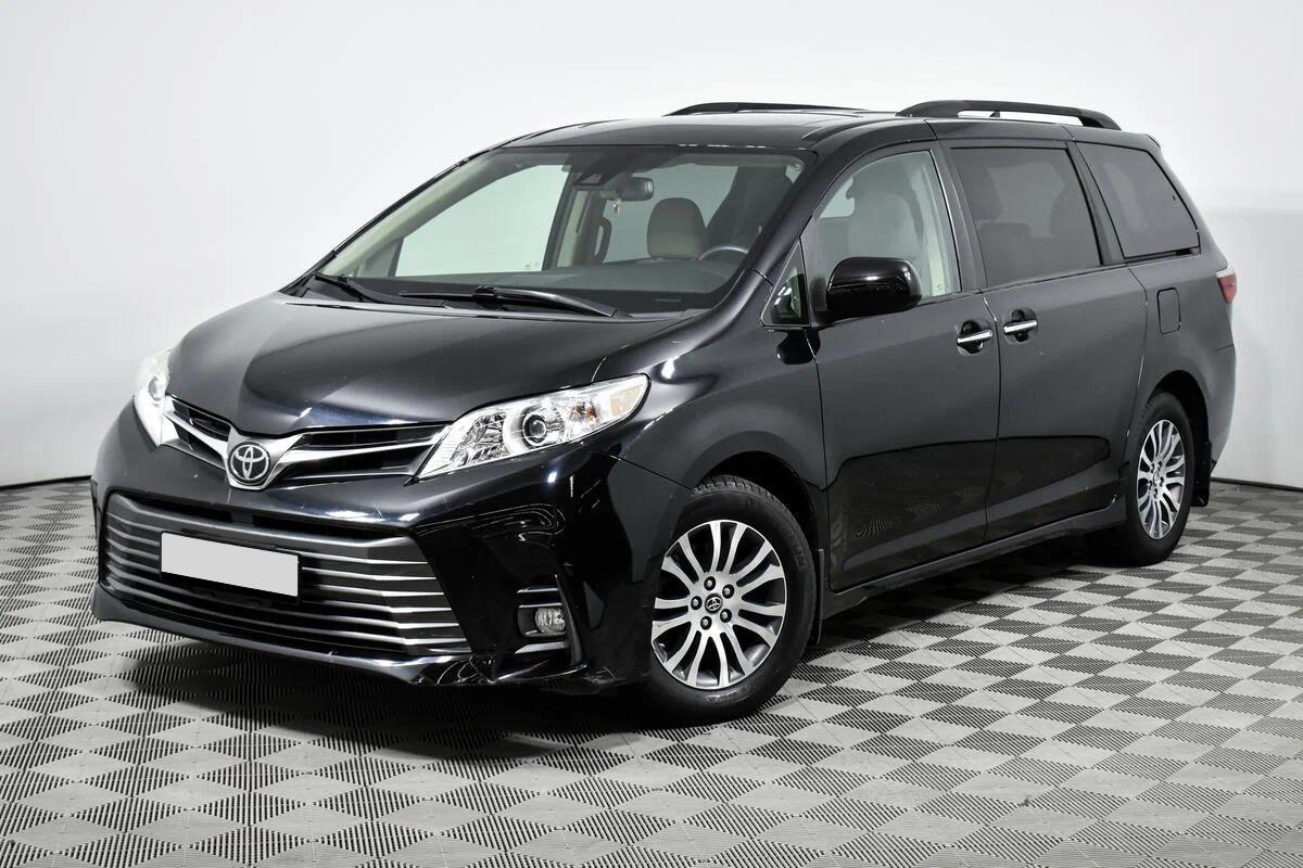 Toyota Sienna 2018, черный