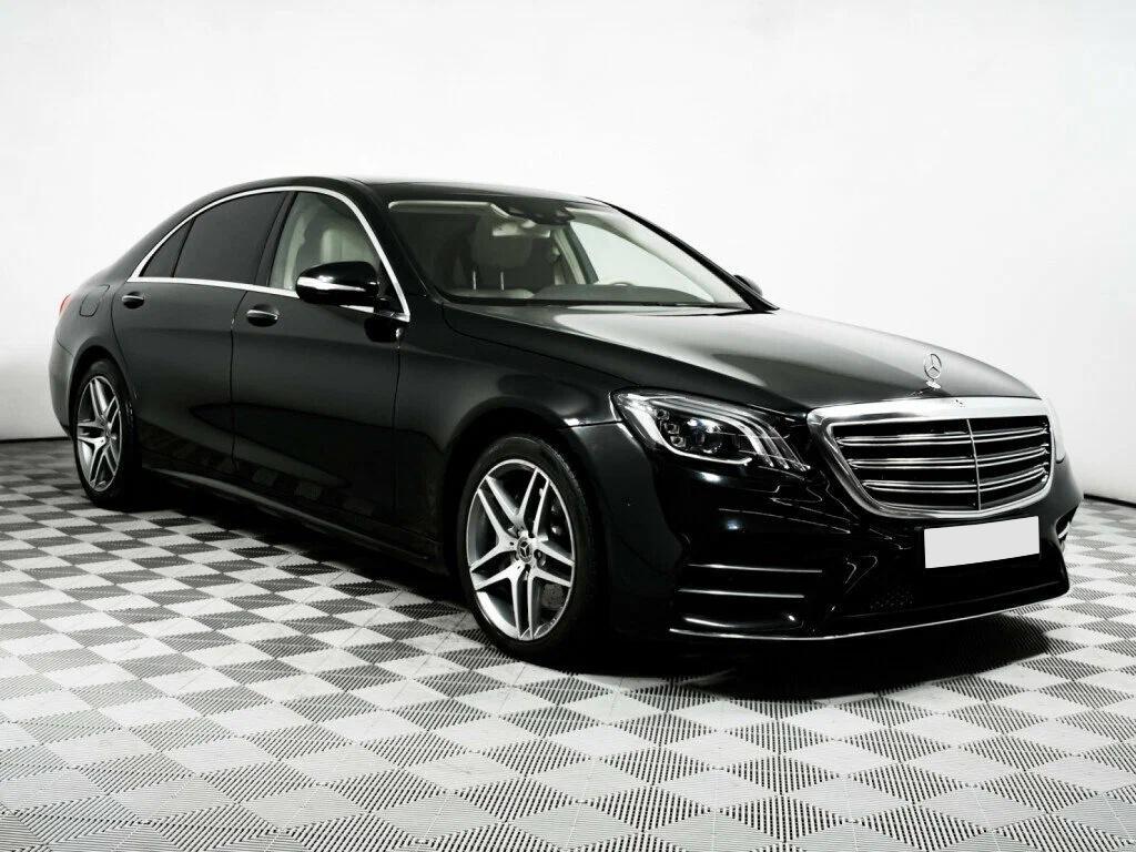 Mercedes-Benz S-Класс 2018, черный