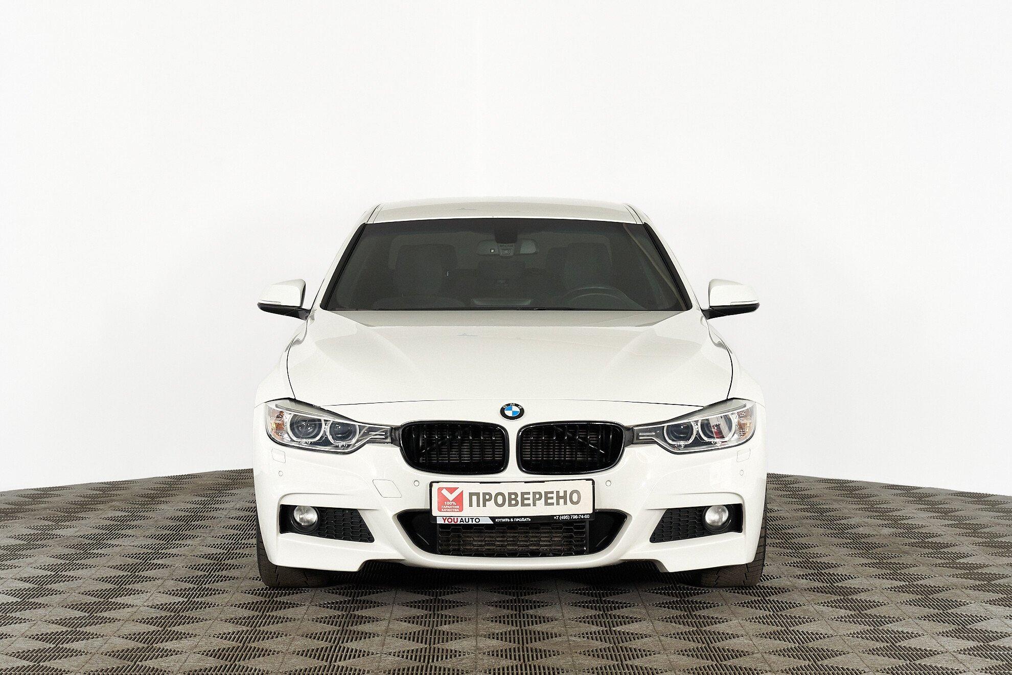 BMW 3 серии 2014, белый
