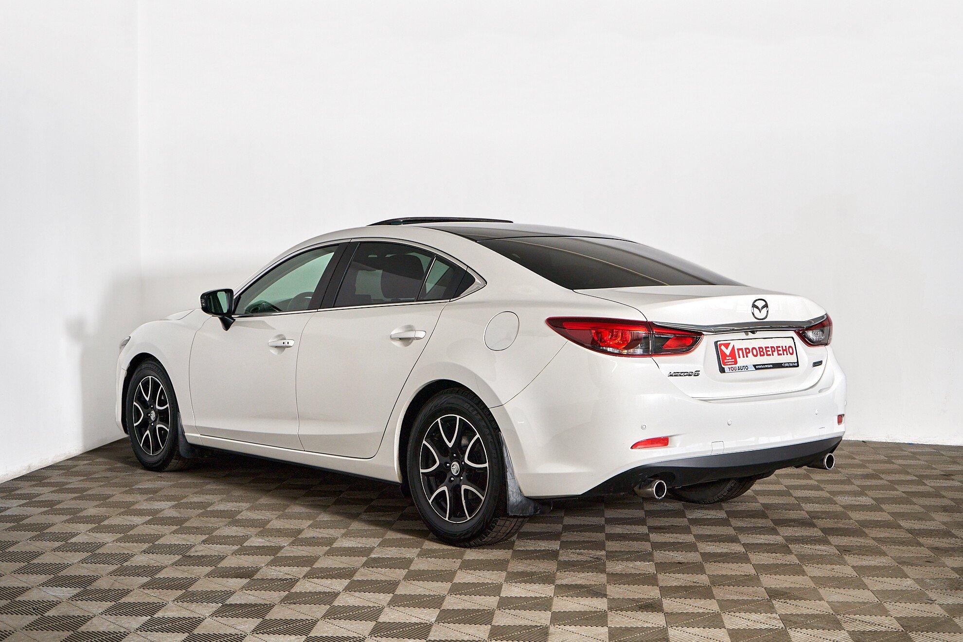 Mazda 6 2017, белый