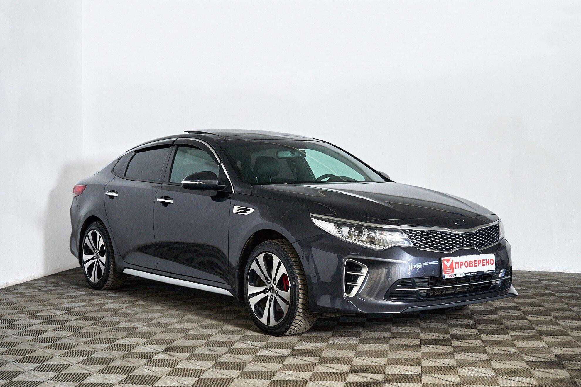 Kia Optima 2017, серый