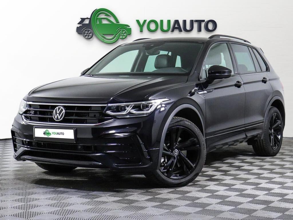 Volkswagen Tiguan 2021, черный