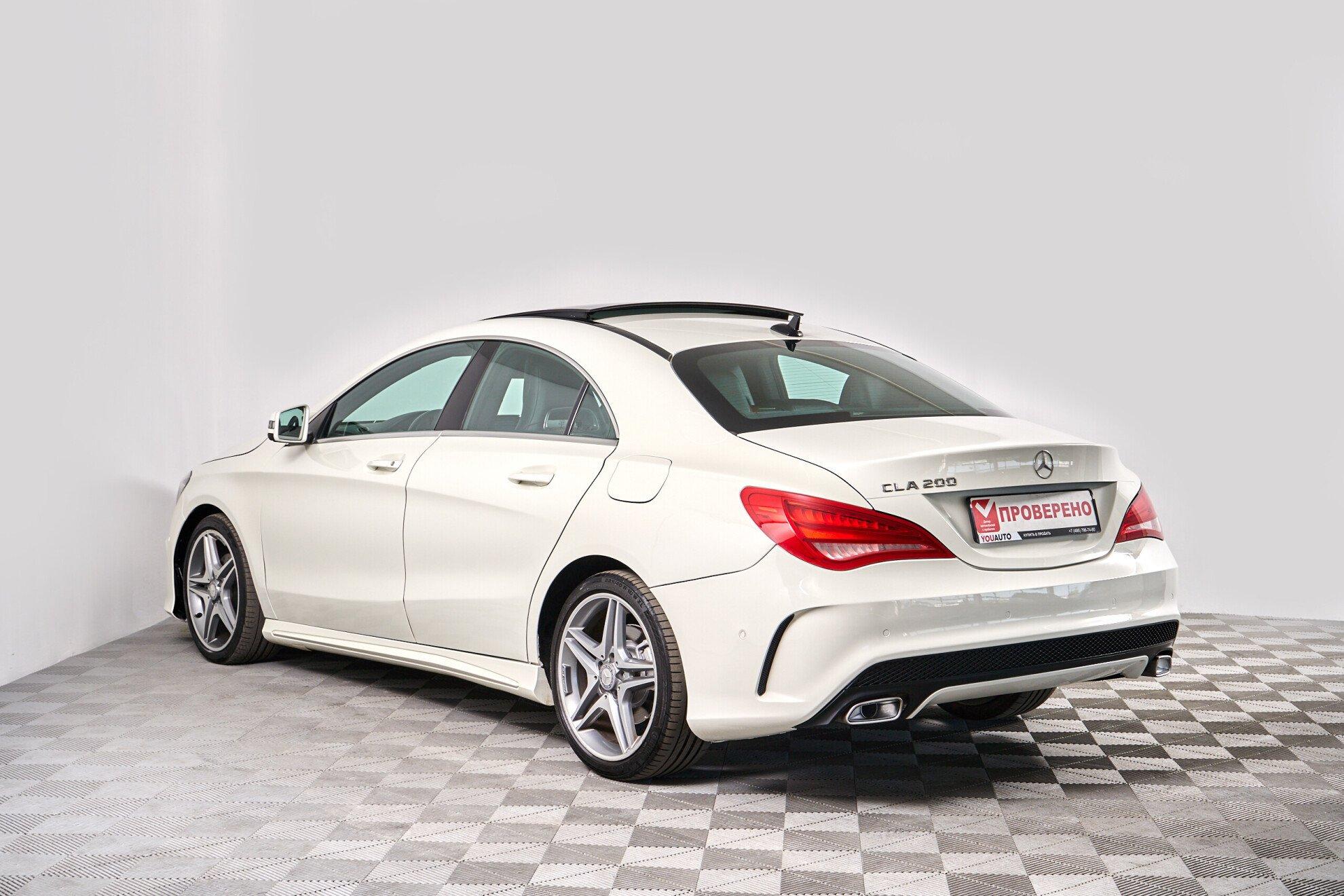 Mercedes-Benz CLA 2013, белый