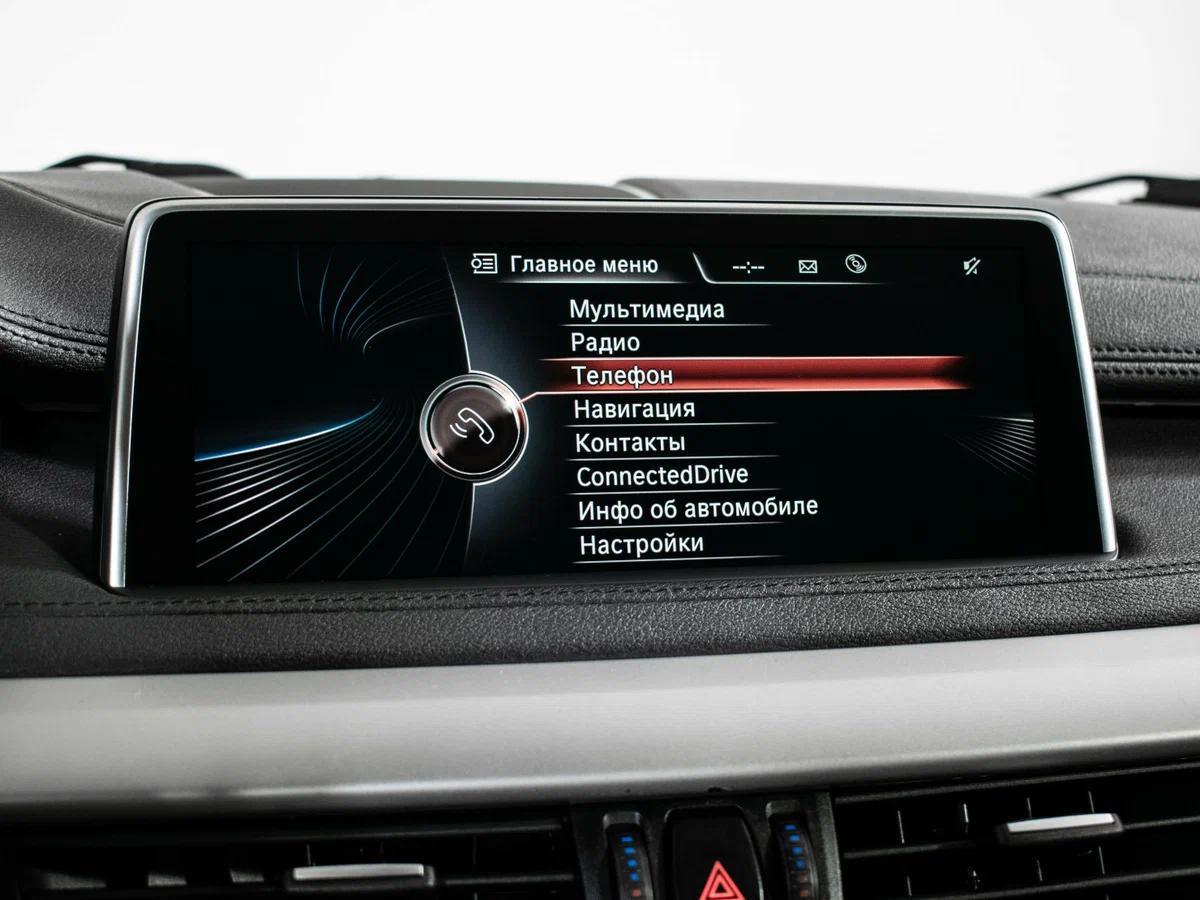 BMW X6 2016, черный