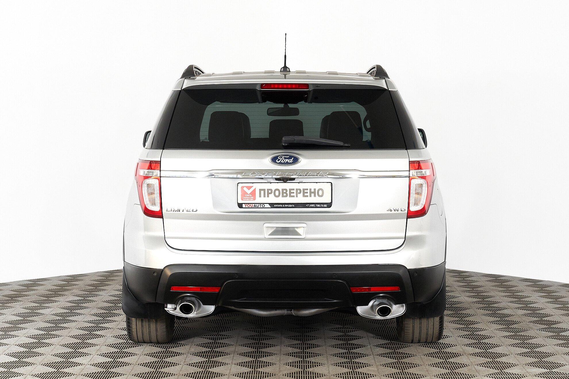 Ford Explorer 2012, серебряный