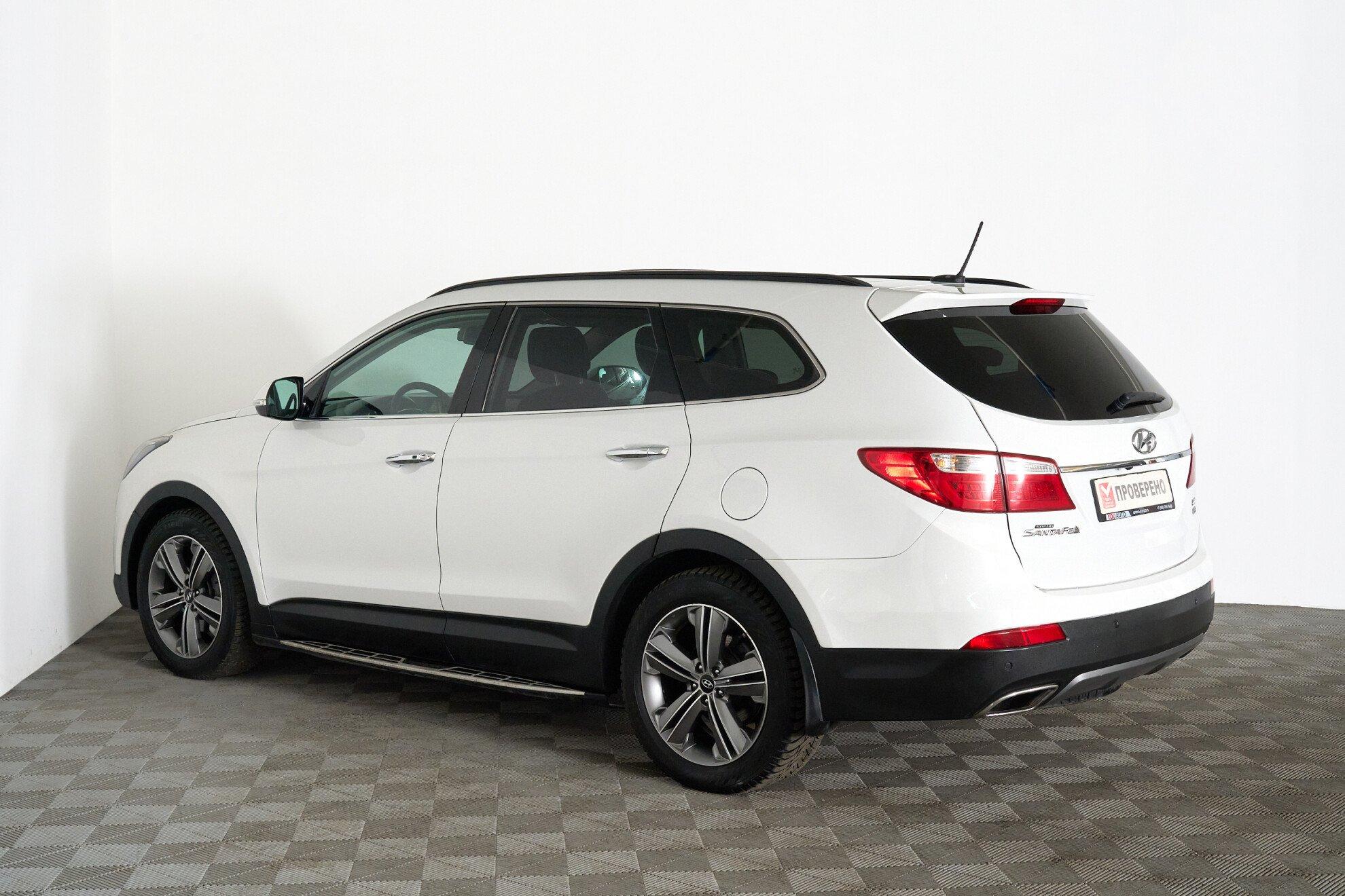 Hyundai Santa Fe 2014, белый