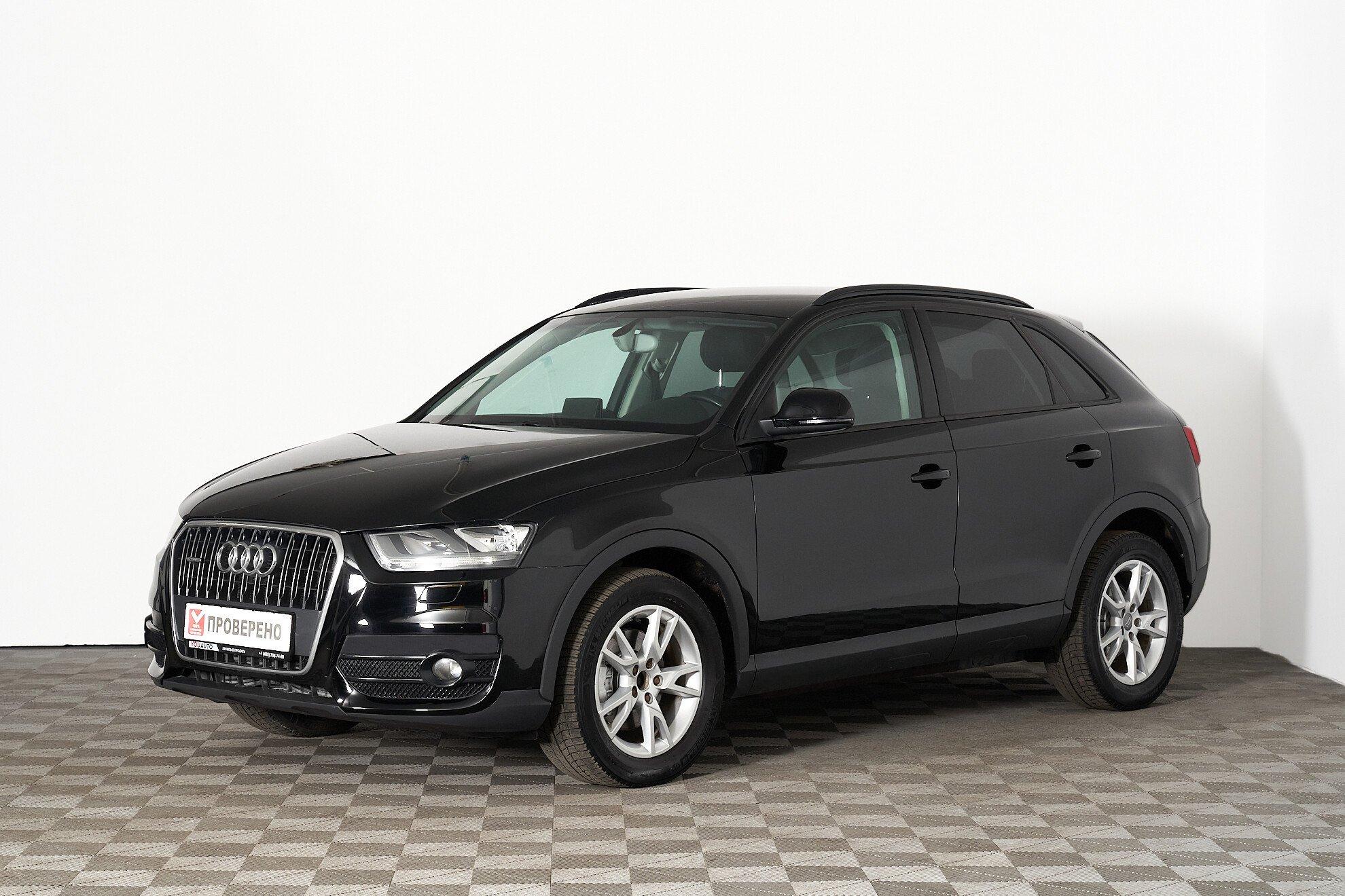 Audi Q3 2013, черный