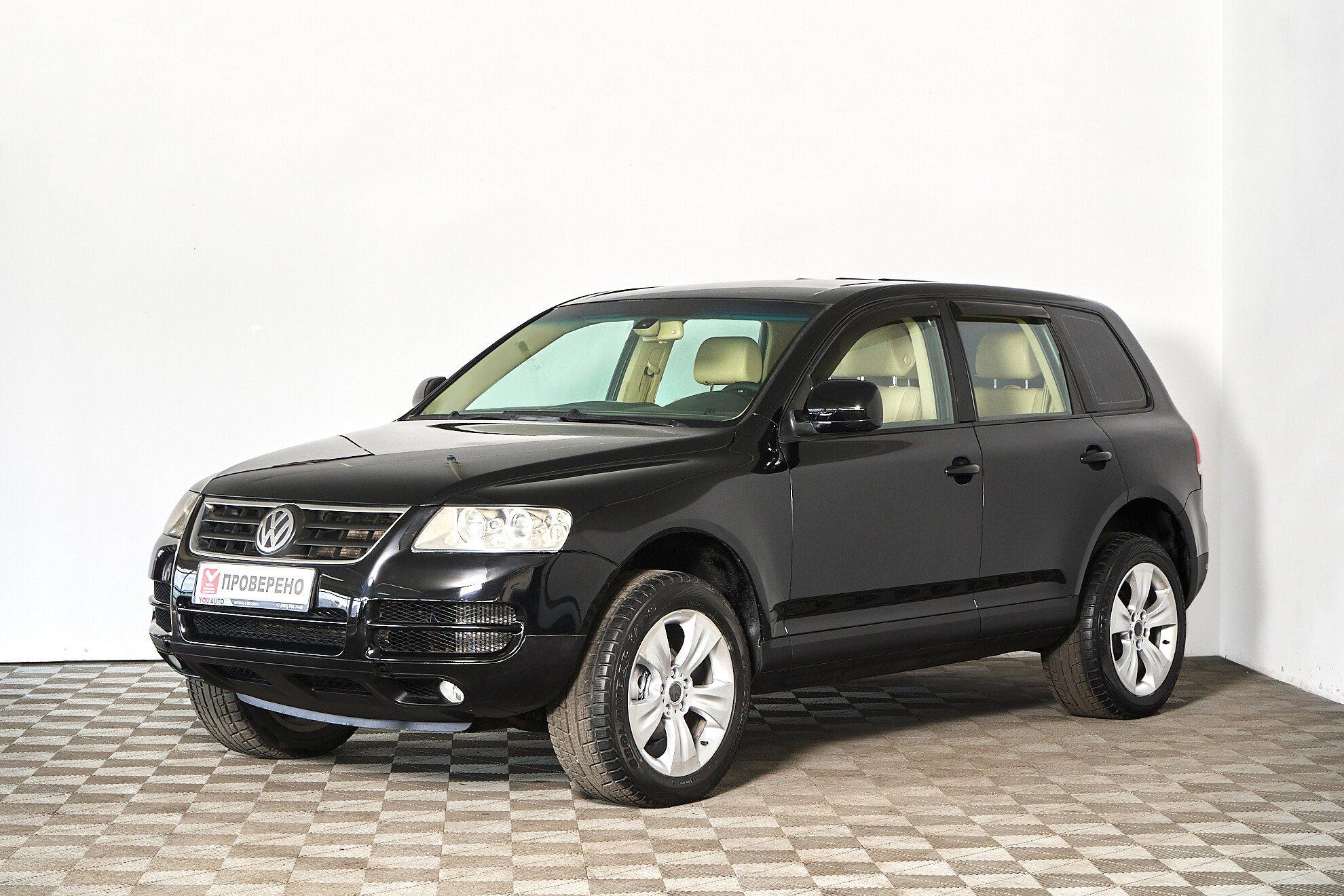 Volkswagen Touareg 2006, черный