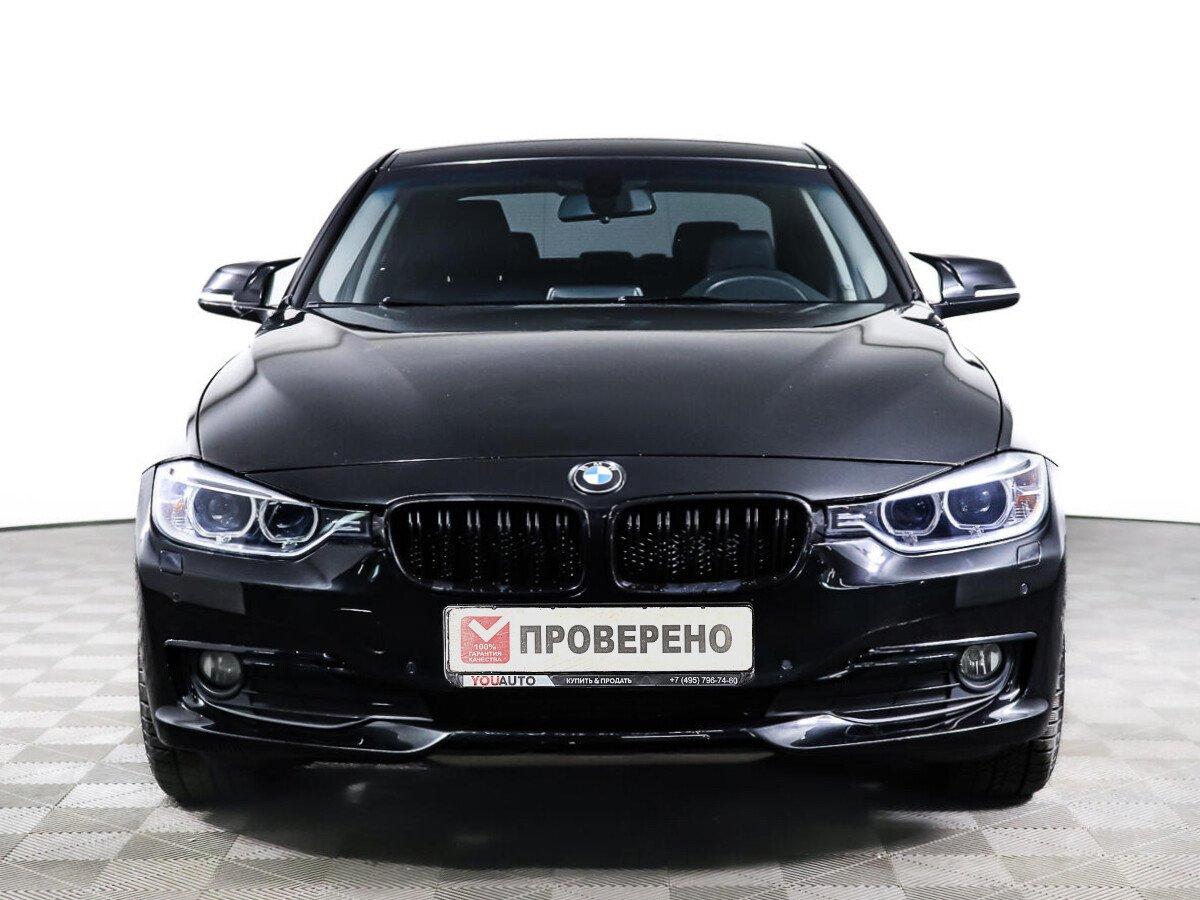 BMW 3 серии 2015, черный