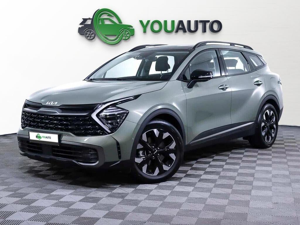 Kia Sportage 2021, зеленый