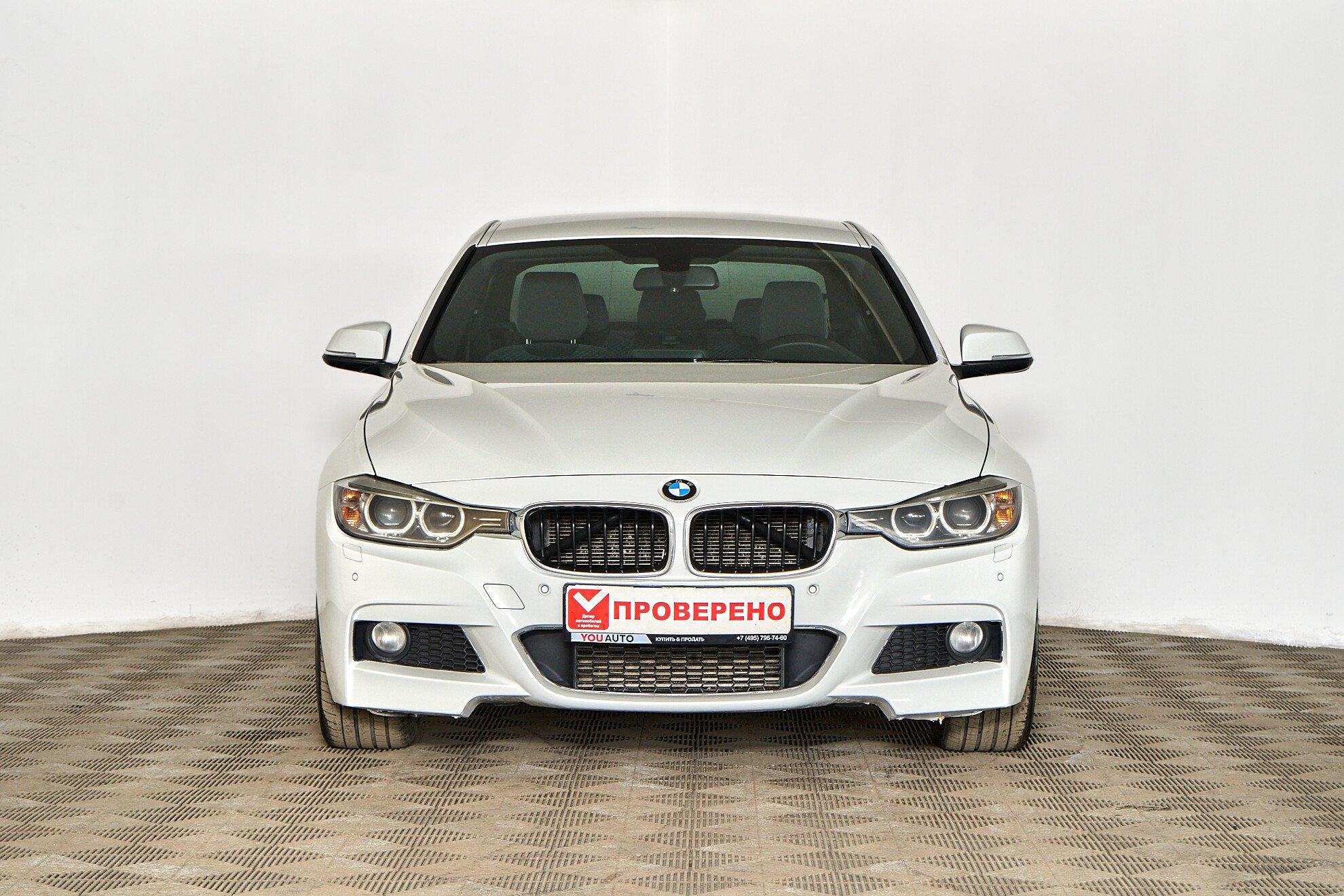 BMW 3 серии 2014, белый