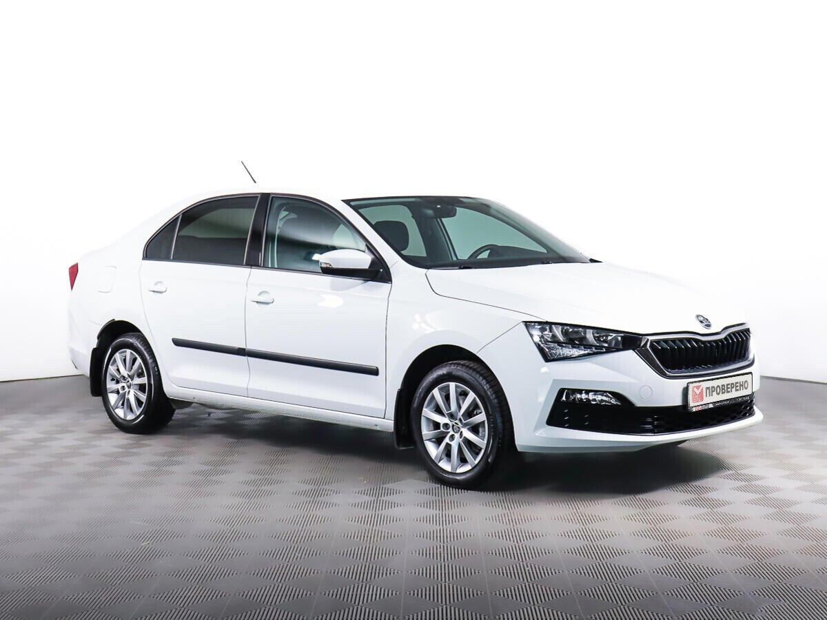 Skoda Rapid 2022, белый