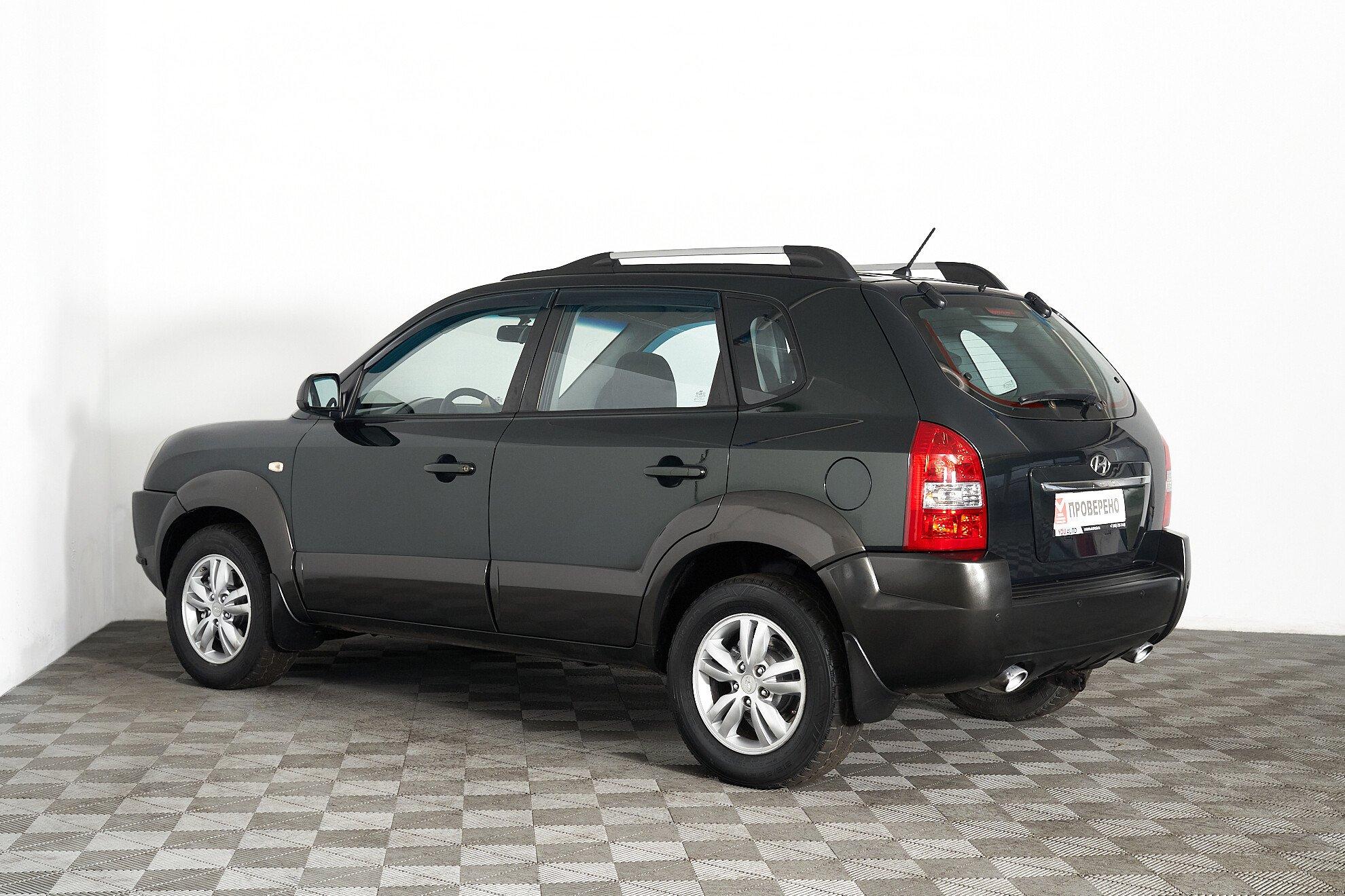 Hyundai Tucson 2008, зеленый