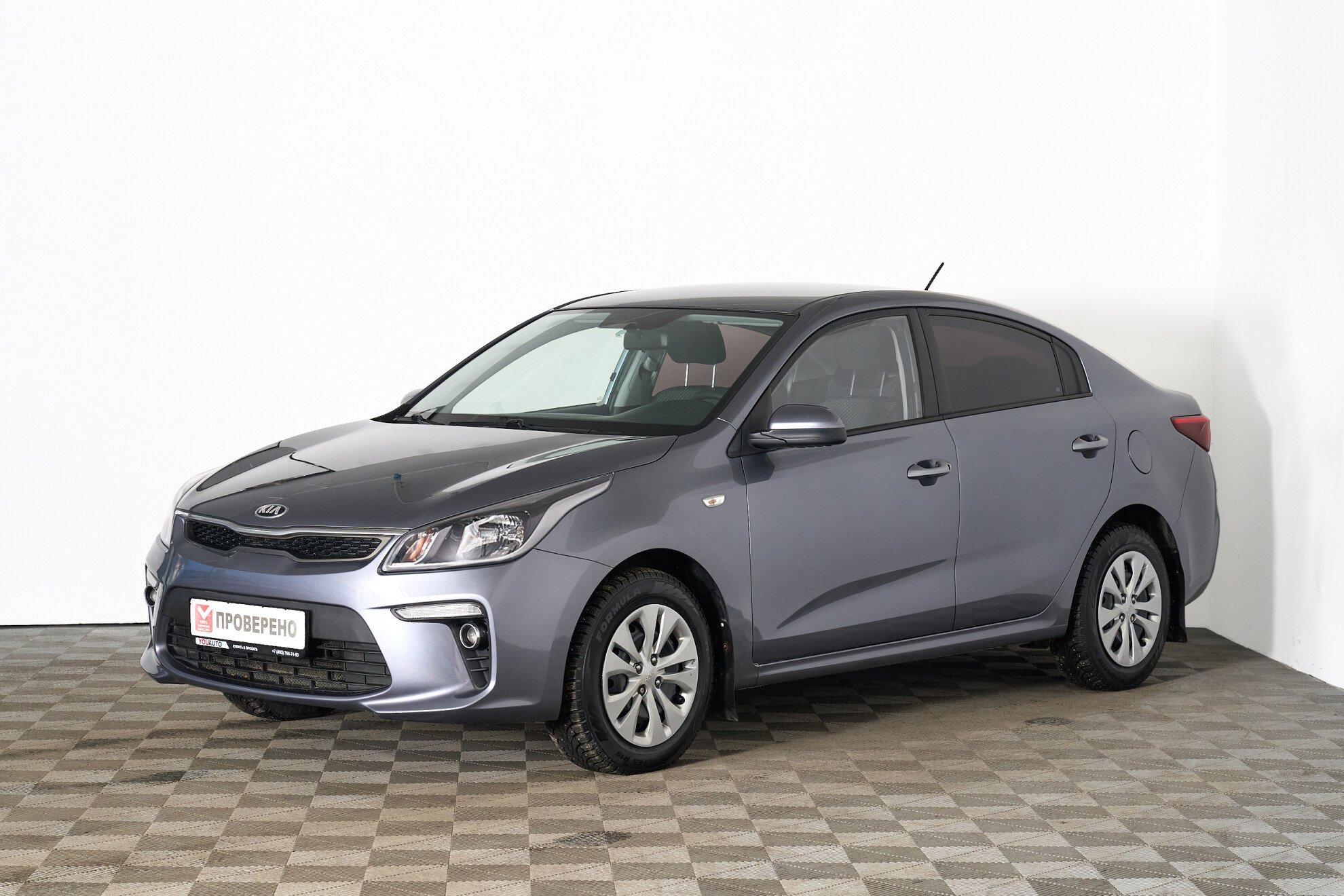 Kia Rio 2018, серый