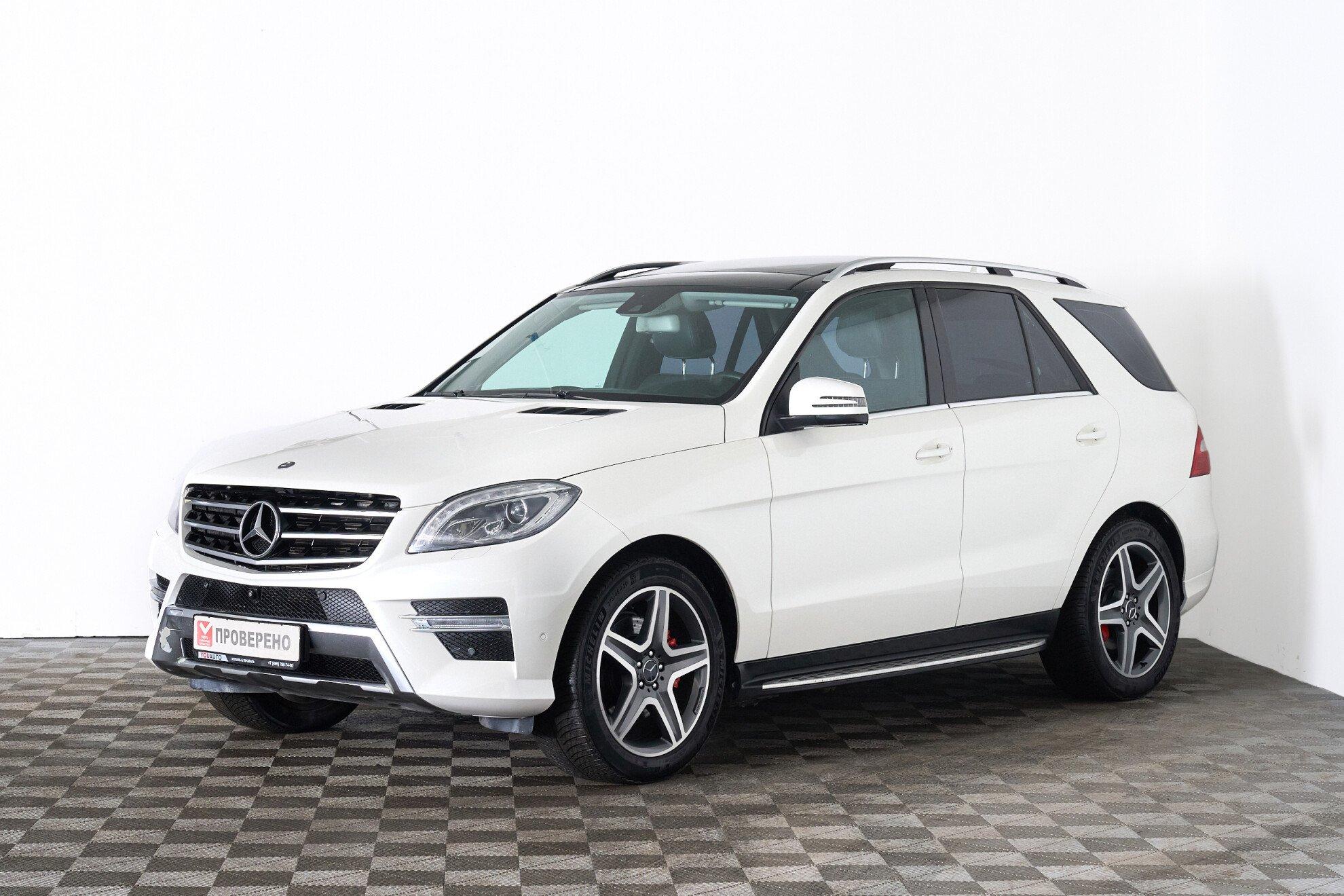 Mercedes-Benz M-Класс 2014, белый