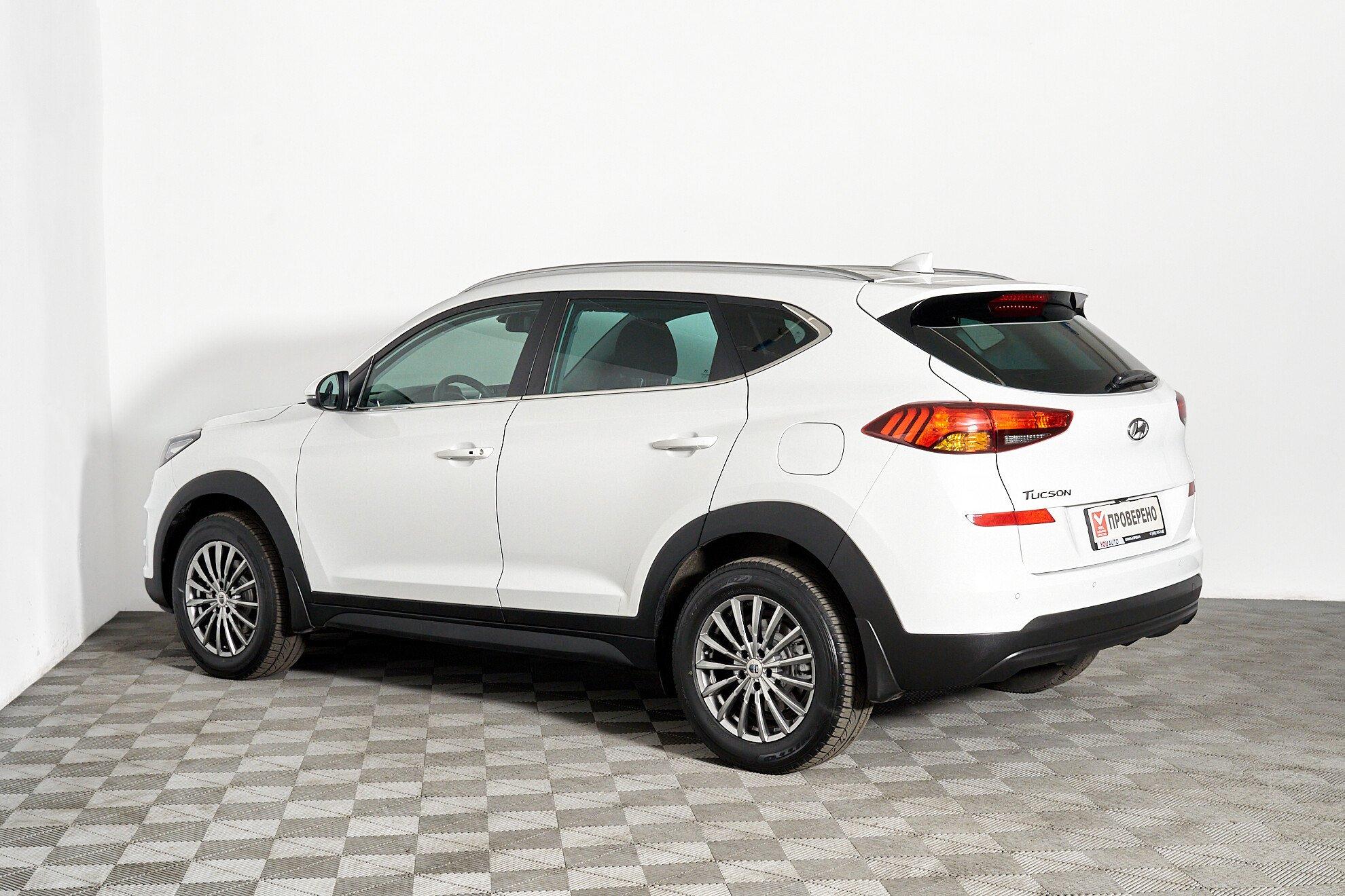 Hyundai Tucson 2018, белый