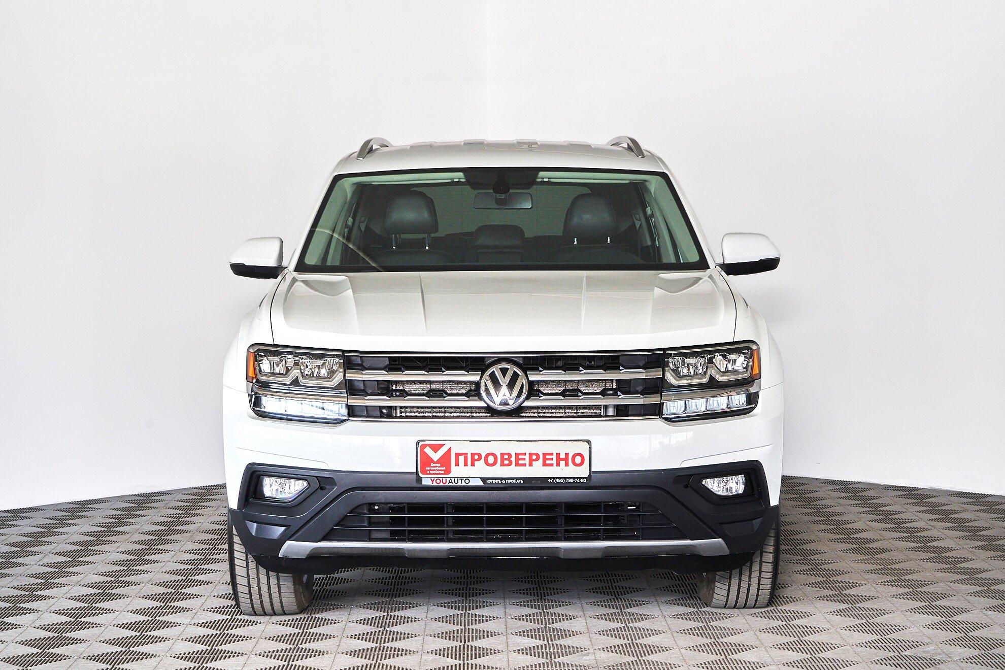 Volkswagen Atlas 2017, белый