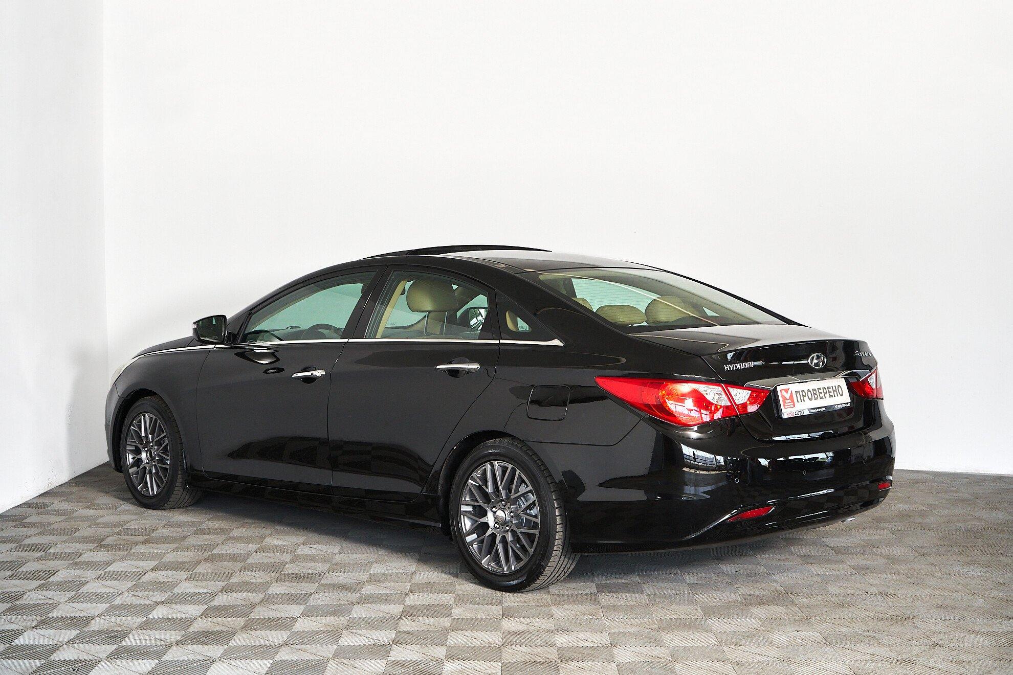 Hyundai Sonata 2012, черный