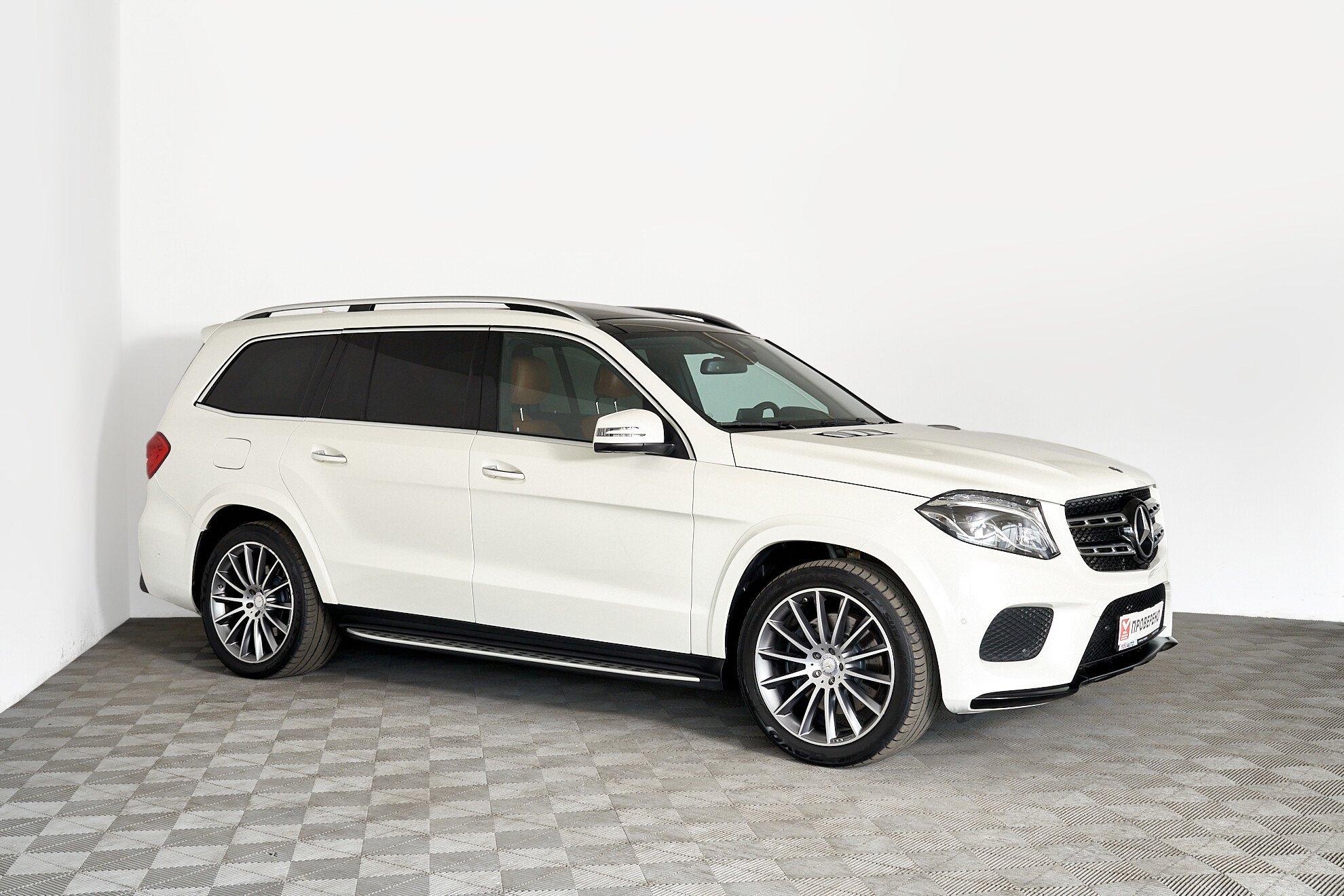 Mercedes-Benz GLS 2016, белый