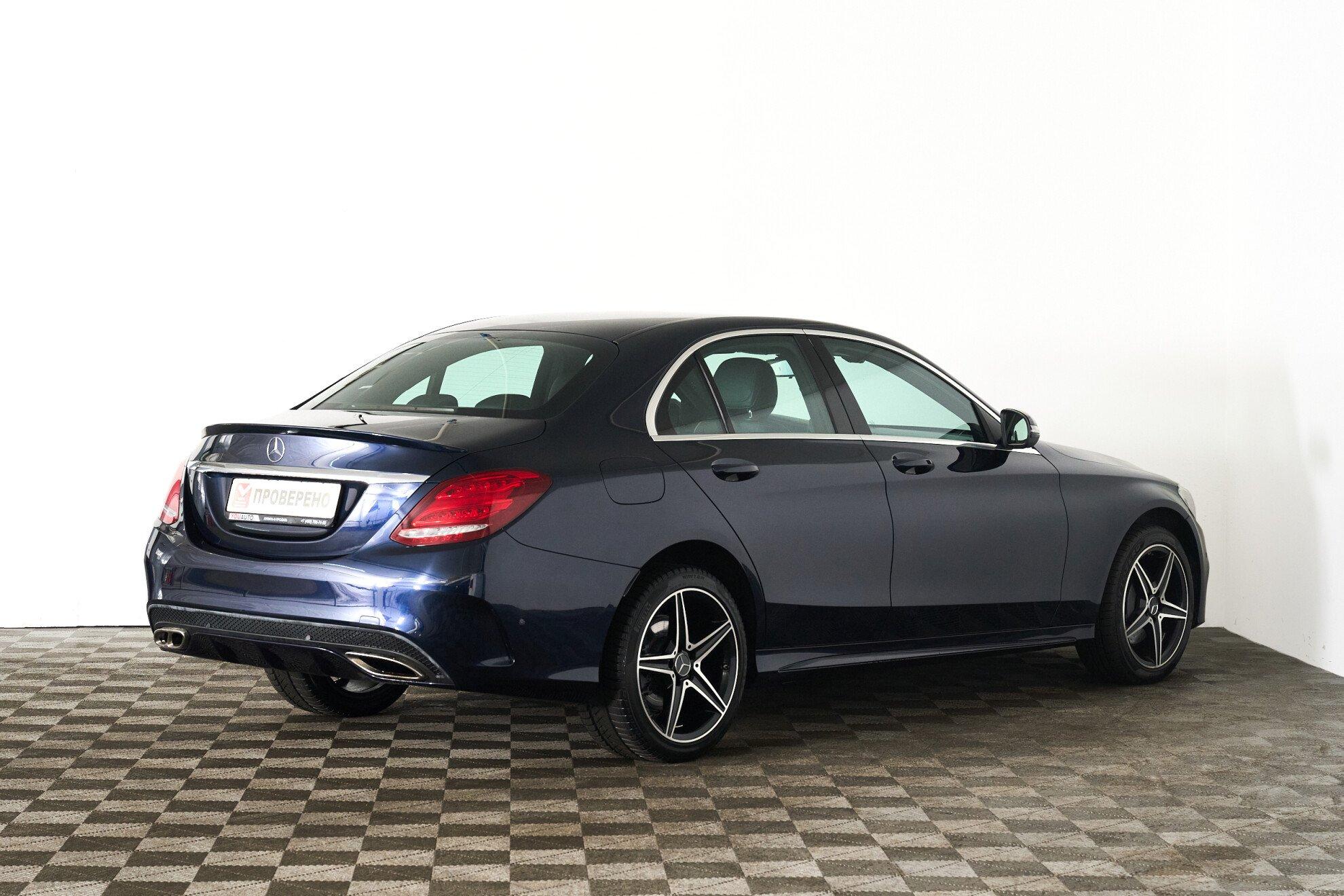 Mercedes-Benz C-Класс 2017, синий