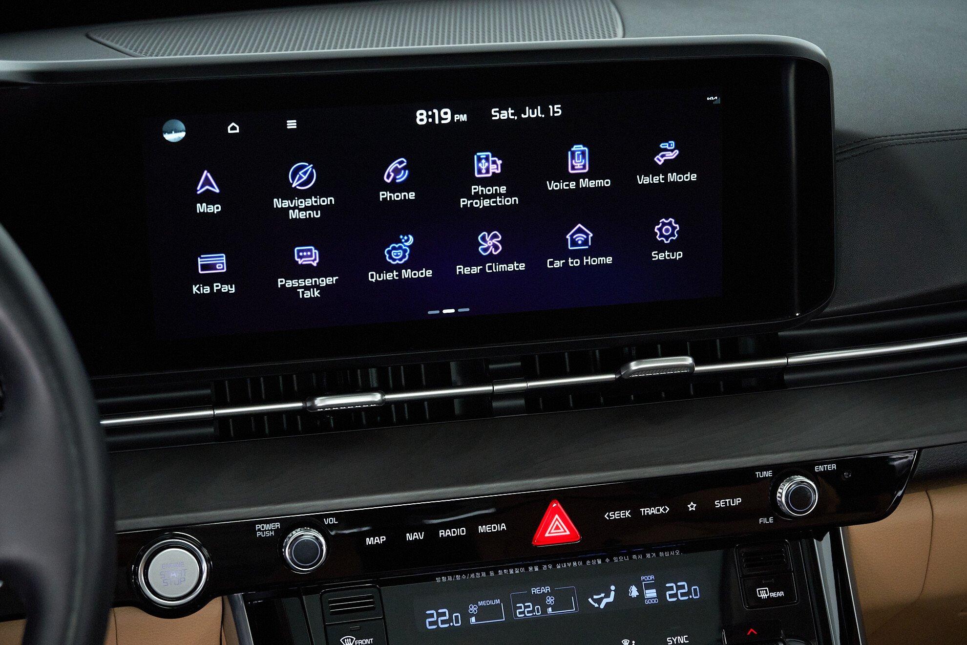 Kia Carnival 2022, черный