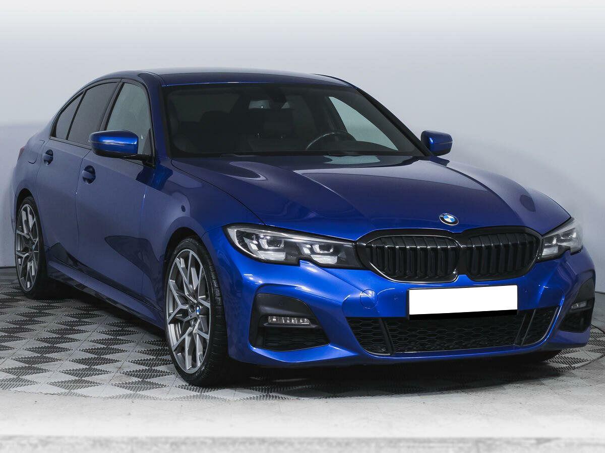 BMW 3 серии 2021, синий